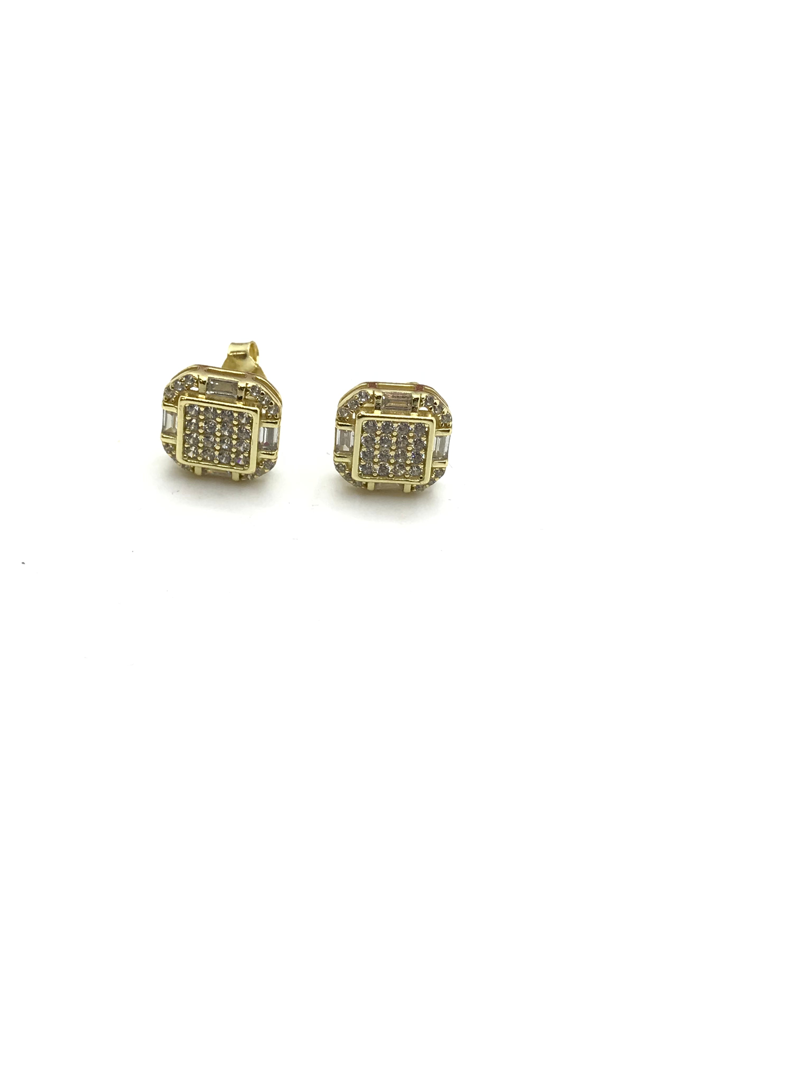 Sterling Silver Square Stud Earrings for Women - Hypoallergenic & Tarnish Resistant - Perfect for Everyday Wear, Work & Special Occasions