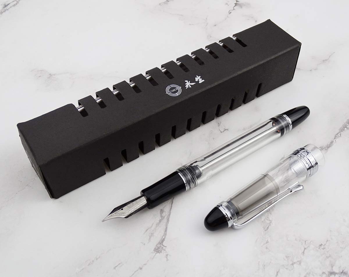 Premium Lanxivi 699 Fountain Pen - Fine Nib, Vacuum Filling for Smooth Writing - Office & Gift