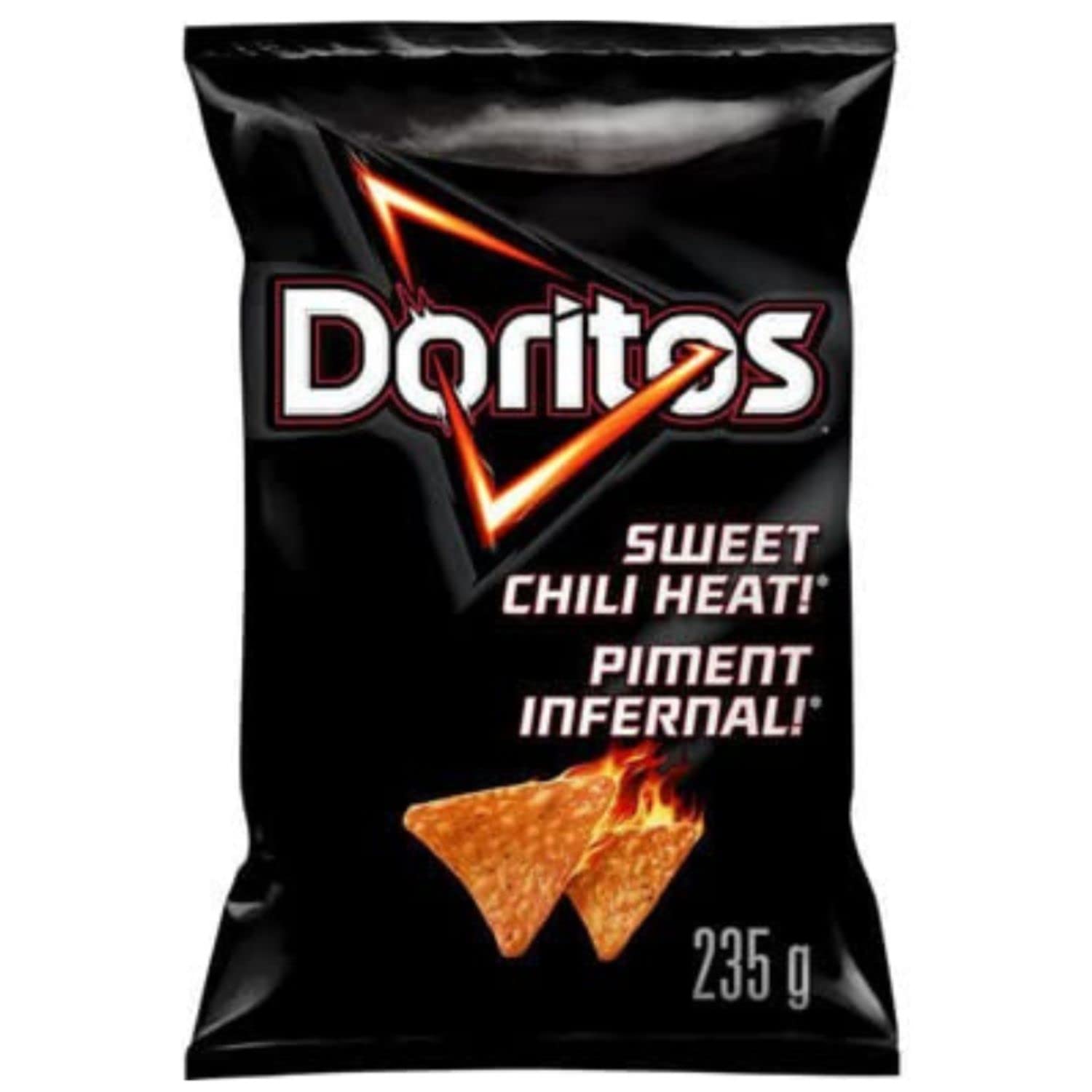 Doritos Sweet Chili Heat Tortilla Chips 8.2oz (5-Pack) | Spicy Snacks for Parties, Movie Nights & Game Day | Shipped from Canada
