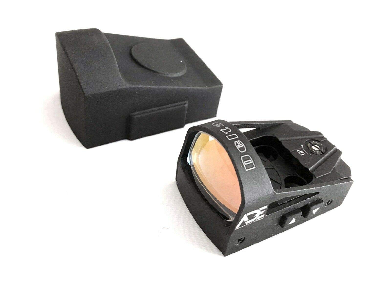 Ade Advanced Optics Delta RD3-012 Red Dot Reflex Sight with Mounting Plate - Compatible with Ruger Mark I, II, III, IV, IV-Lite & Picatinny Rails - Perfect for Pistol Shooting, Hunting & Tactical Use