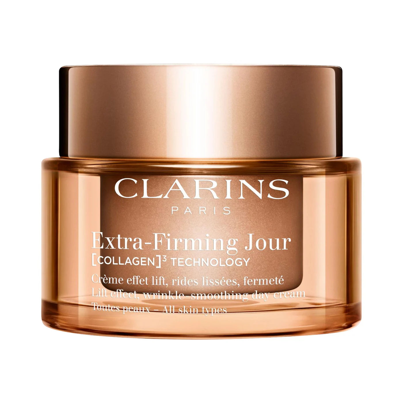 Clarins Extra Firming Day Cream for All Skin Types - 50ml | Anti-Aging, Firming & Hydrating Face Moisturizer | Day & Night Use for Youthful Skin