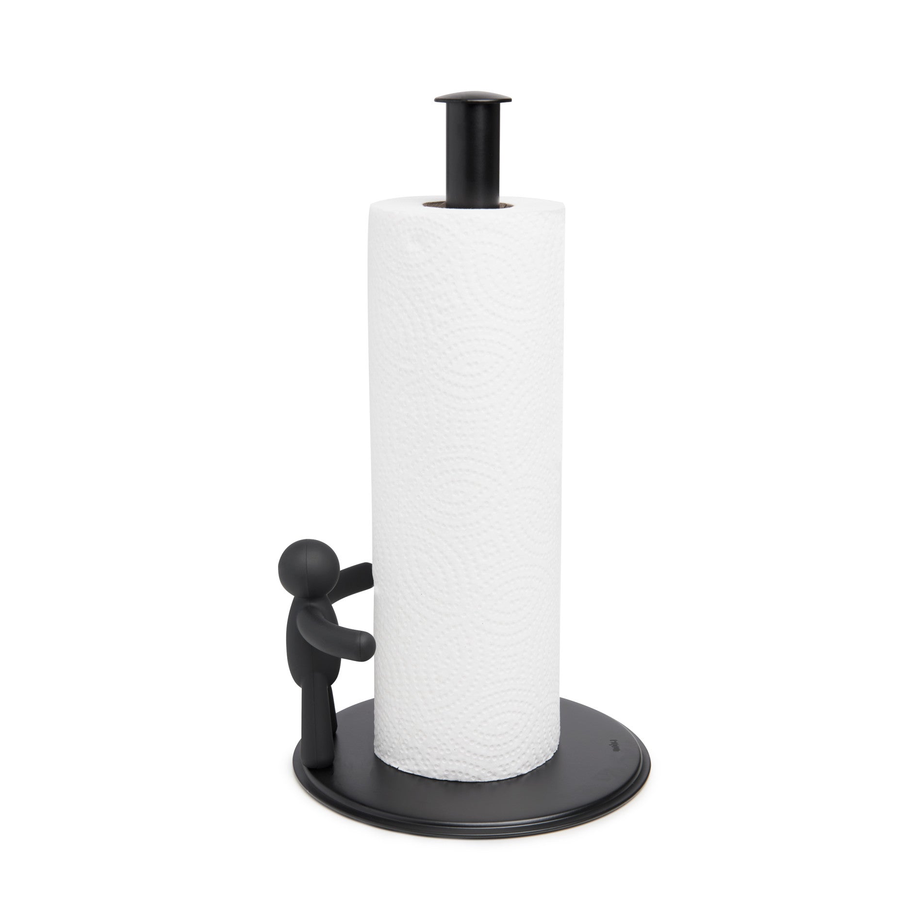 Stainless Steel Buddy Paper Towel Holder - Wall Mount or Under Cabinet - Perfect for Kitchen, Bathroom & Office Organization