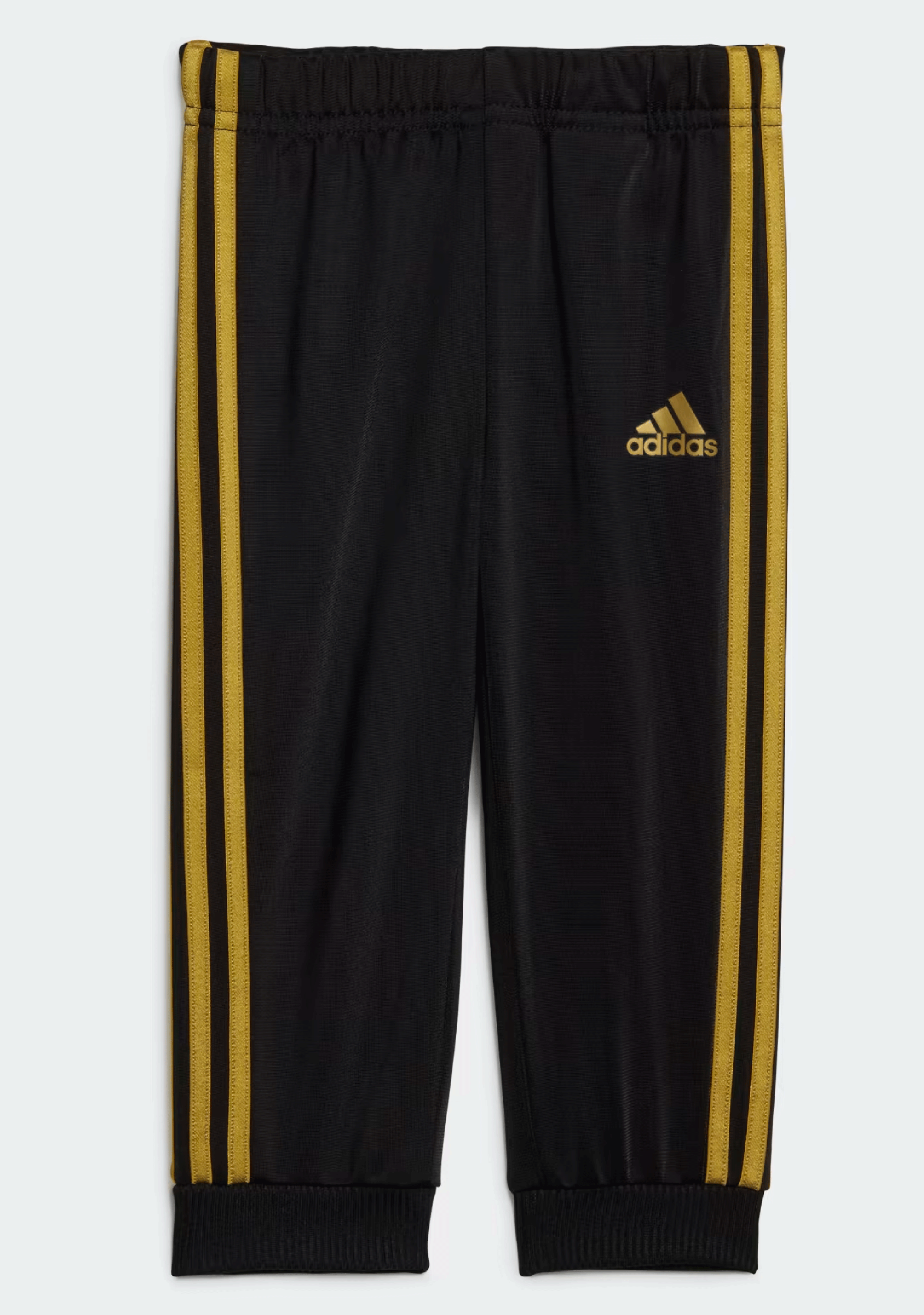 Adidas Infants Essentials Shiny Hooded Tracksuit Set - Baby Boys & Girls Athletic Jogger Outfit for Playtime & Casual Wear