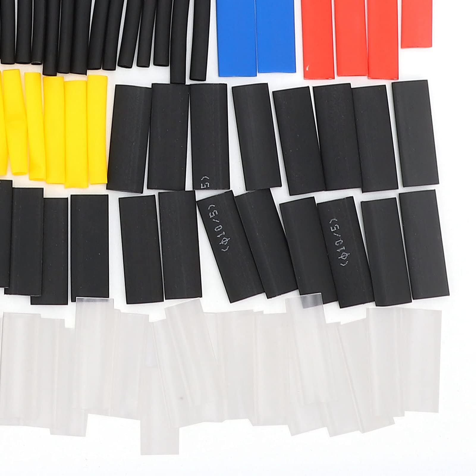 580Pcs Waterproof Heat Shrink Tube Set - 2:1 Shrink Ratio, High Strength Nylon Tubing for Electrical Wiring, Circuit Protection & DIY Projects - Perfect for Automotive, Marine & Home Electronics Repair