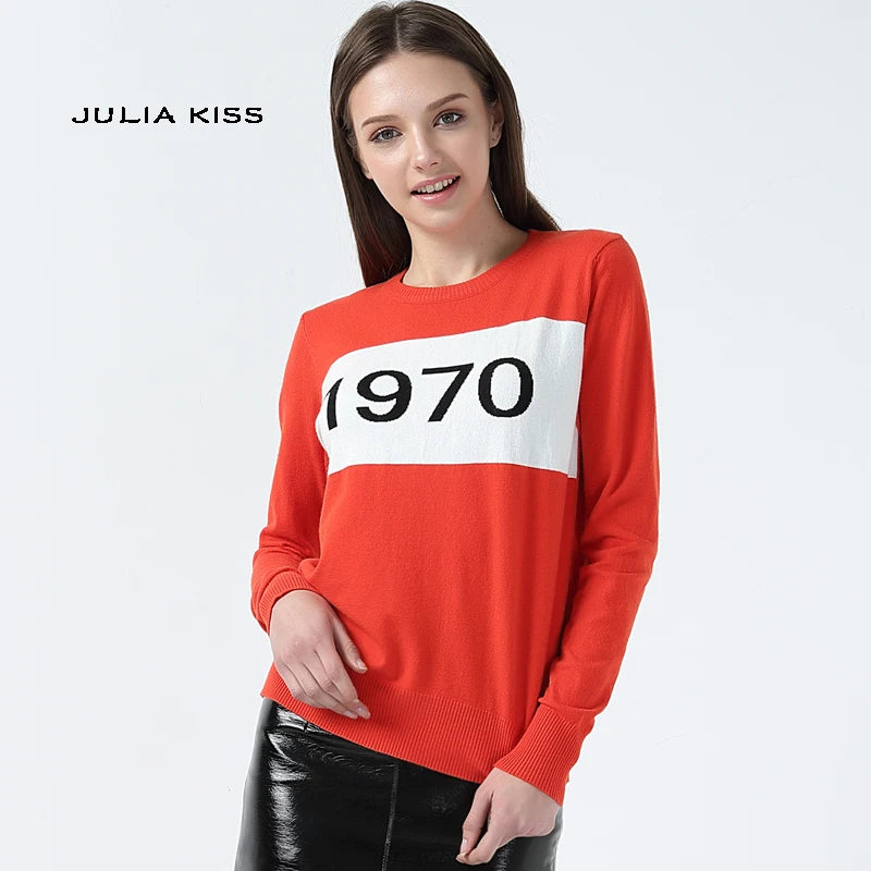 Stylish Women's Long Sleeve Pullover Sweater - Cozy Knit Winter Top for Casual Wear & Office Outfits