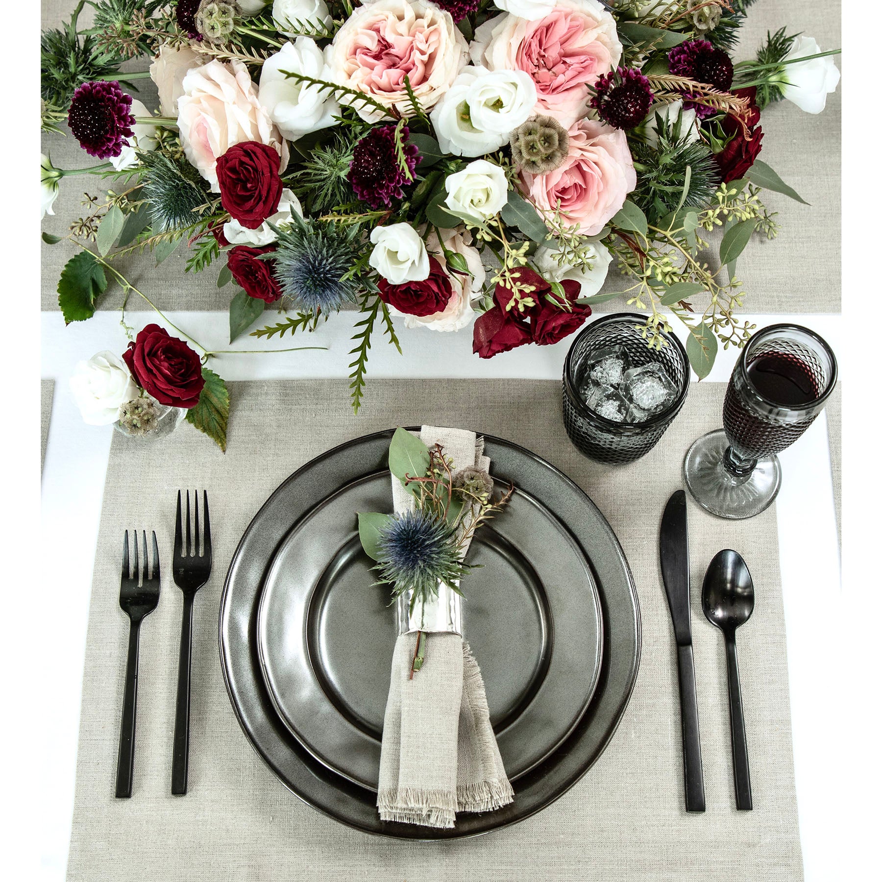Premium Diana Medium Weight Placemats Set of 4 - Elegant Table Protection for Dining Room, Kitchen & Entertaining - Durable & Stylish Place Mats for Everyday Use & Special Occasions