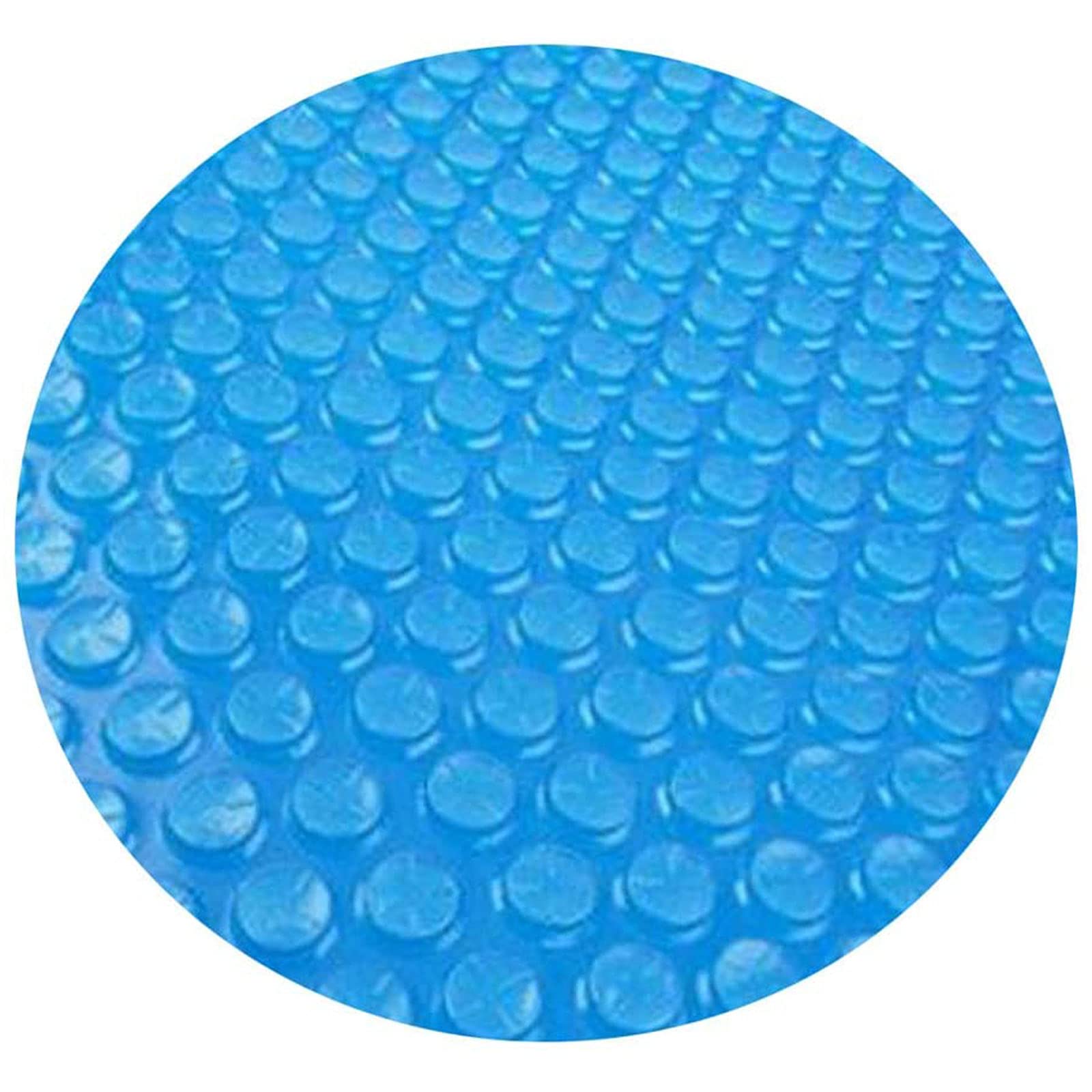 **15FT Blue Solar Pool Cover - Round Above Ground Inflatable Swimming Pool Cover, Heat Retaining Blanket & Dust Protector for 10ft/12ft/15ft Pools - Perfect for Backyard, Patio, and Summer Pool Protection**