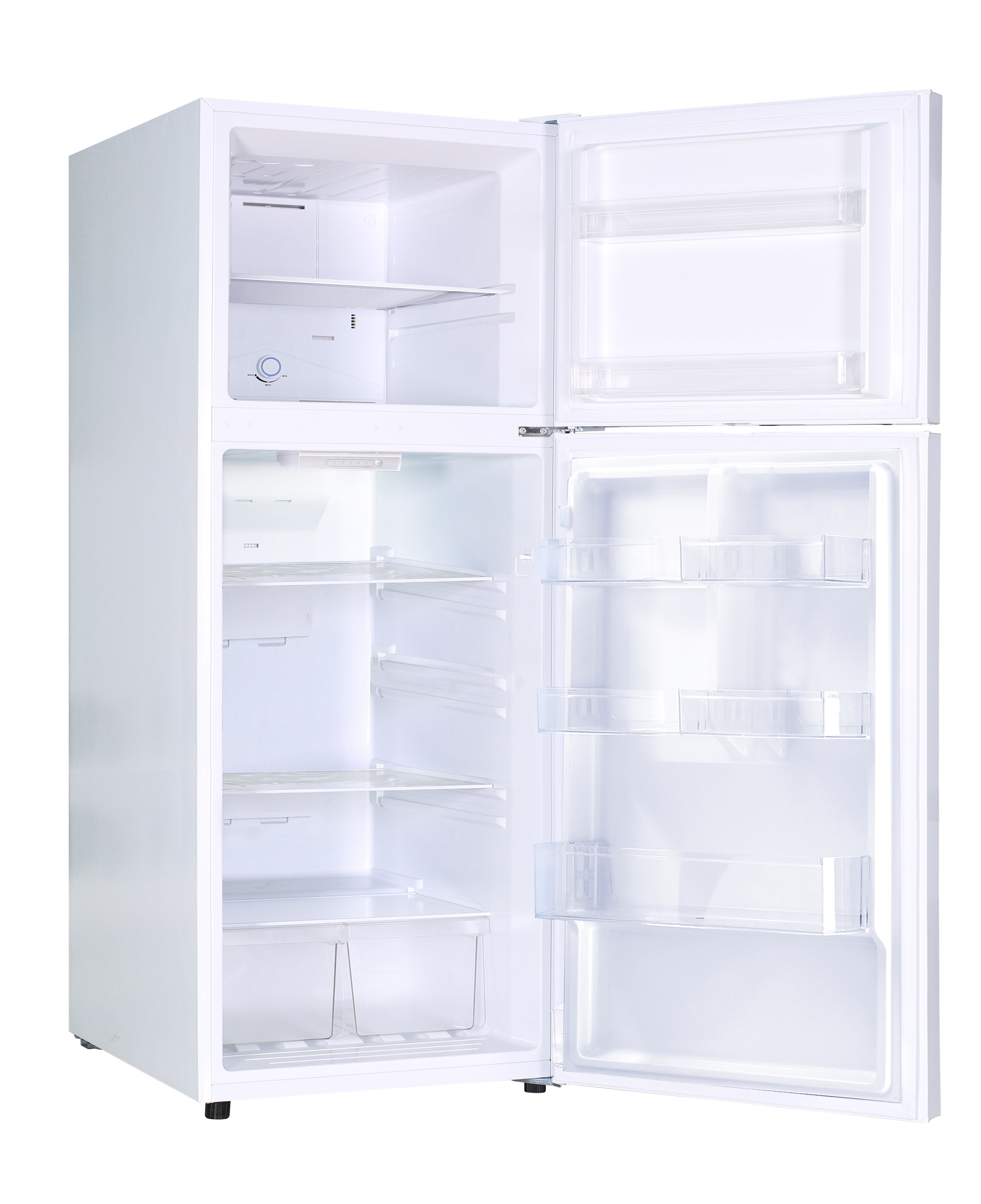 EFF181W 18 cu.ft. White Top Mount Frost Free Refrigerator - Energy Efficient, Spacious Design for Kitchens, Apartments & Small Homes