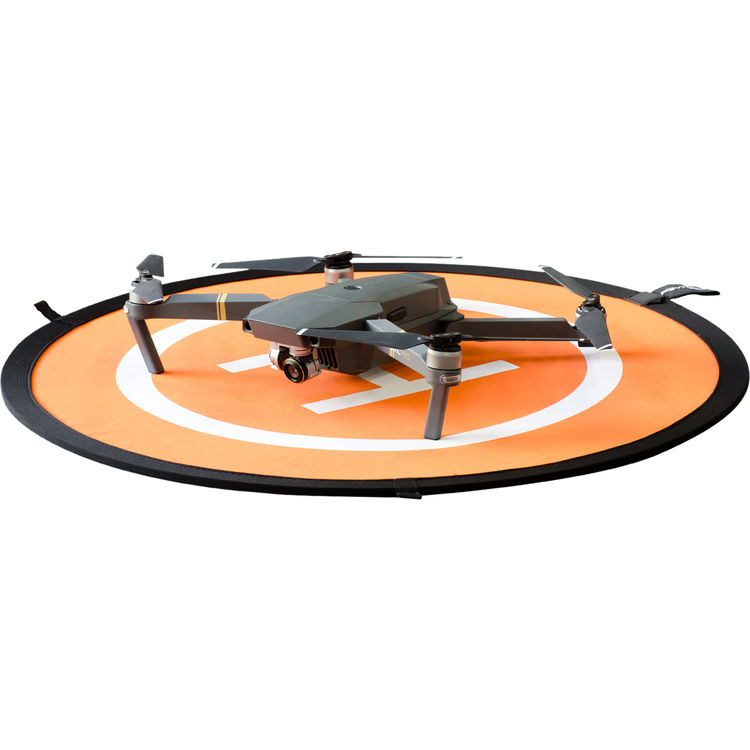 PGYTECH 55CM Foldable Landing Pad for DJI Mavic, Mini, Air Drones - Waterproof & Portable Helipad for Safe Takeoff/Landing - Perfect for Outdoor, Travel, Aerial Photography