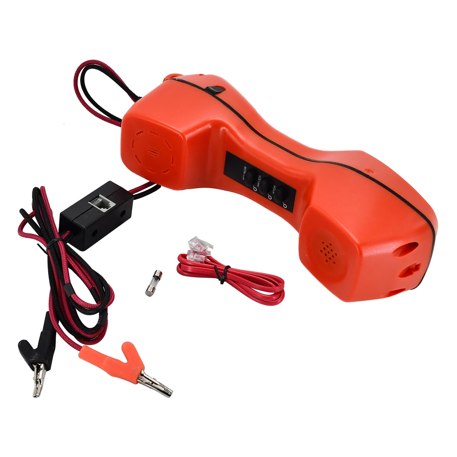 Galloparts ST230D Mini Telephone Line Tester Set - Professional RJ11/RJ12 Cable Tester for Home & Office Phone Line Diagnostics | Ideal for Telecom Technicians & Network Installers