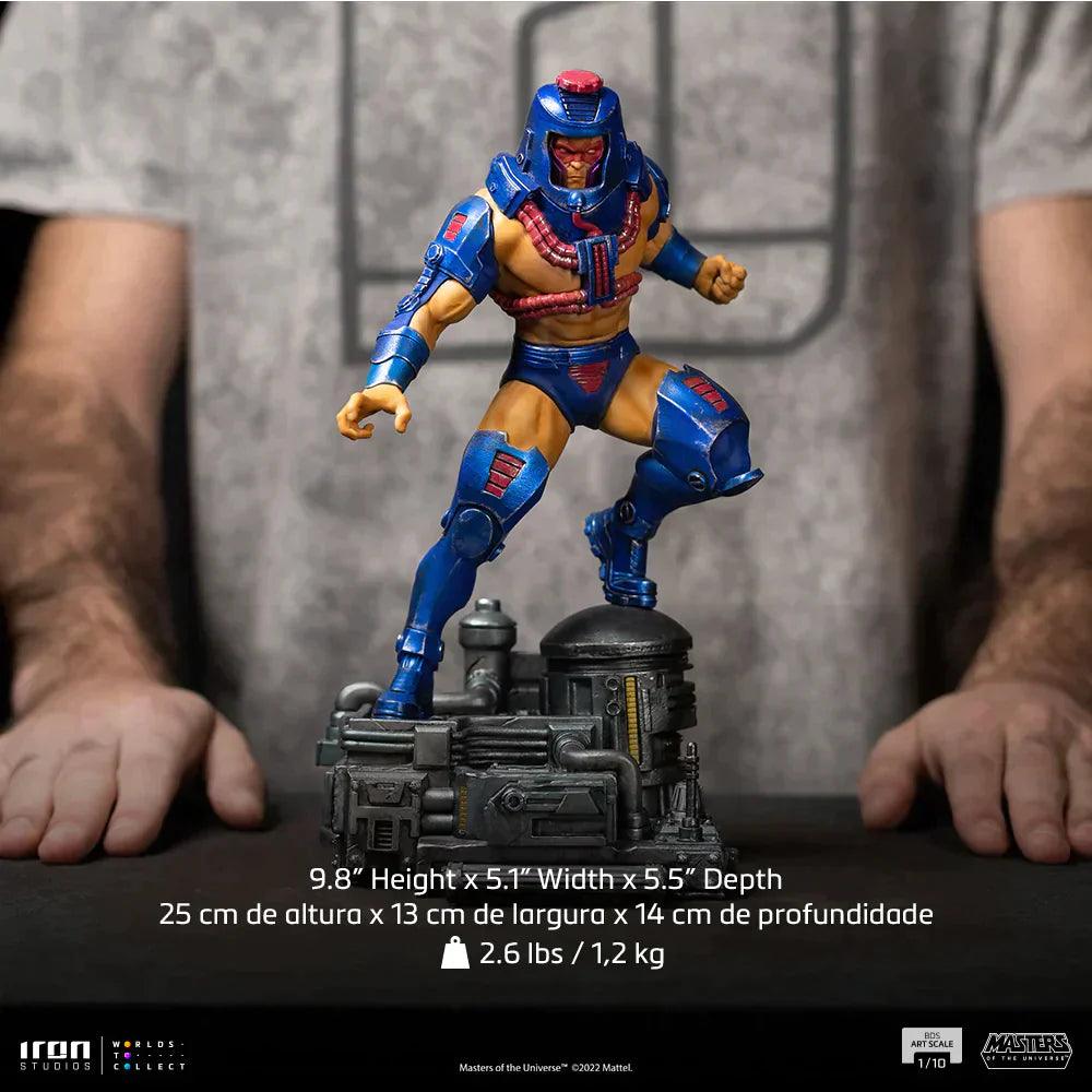 Iron Studios Masters of the Universe Man E Faces BDS Art Scale 1/10 Statue - Collectible Action Figure for Display & Home Decor