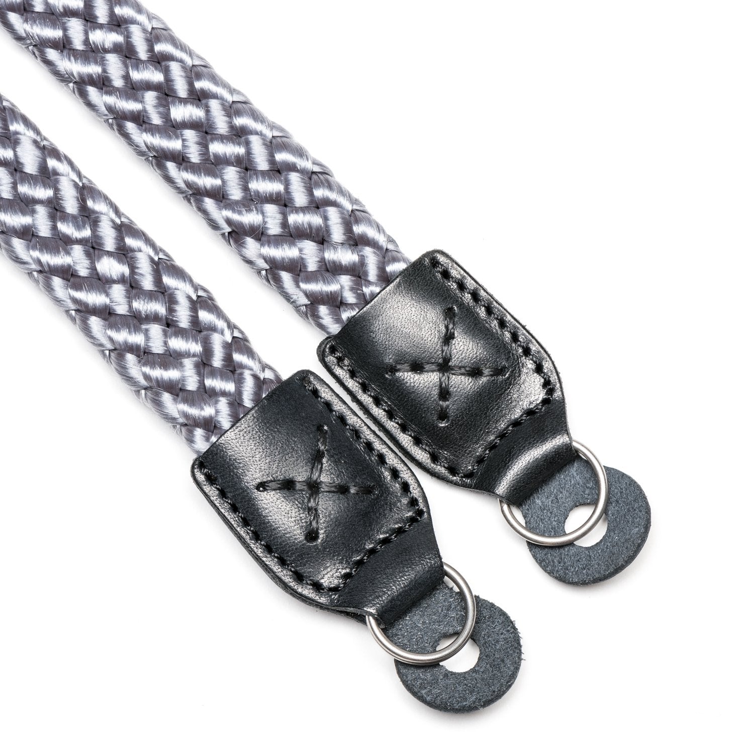 Cooph Braided Camera Strap with Split Ring - 49.2 Inch (125cm) Adjustable Neck Strap for DSLR & Mirrorless Cameras - Durable & Comfortable Charcoal Gray Strap for Travel & Photography