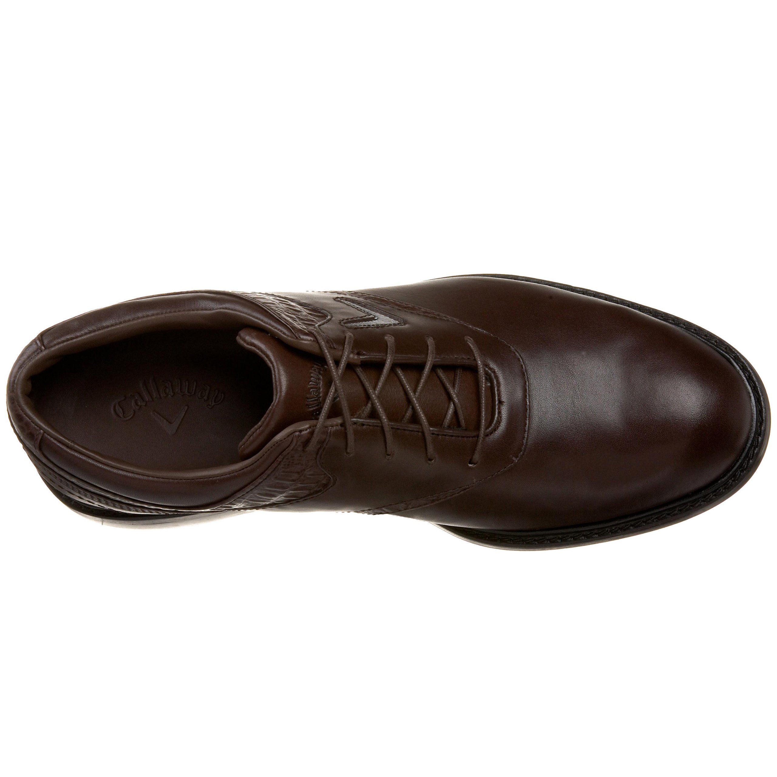 Callaway Men's FT Chev Saddle Golf Shoes - Comfortable & Durable Spiked Golf Shoes for Men - Perfect for Golf Course, Driving Range & Teaching Sessions