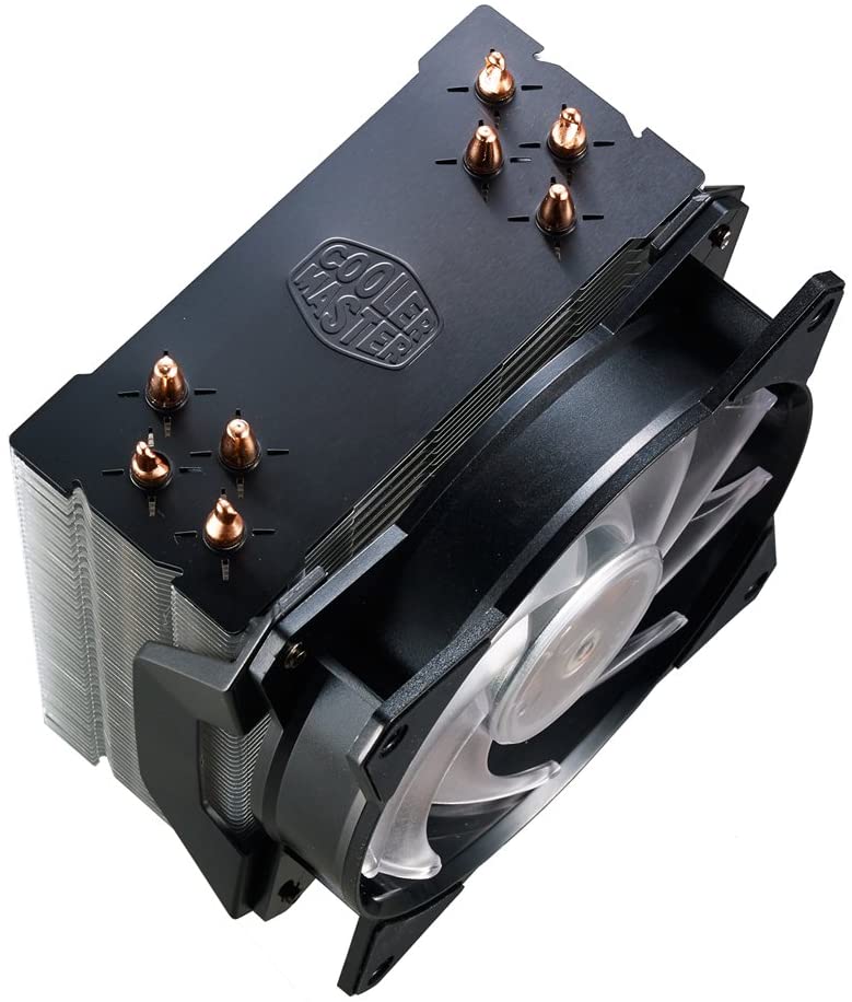 Masterair MA410P RGB CPU Cooler - High Performance Cooling for Gaming PCs & Workstations | Perfect for Overclocking & Silent Operation | RGB Lighting for Custom PC Builds