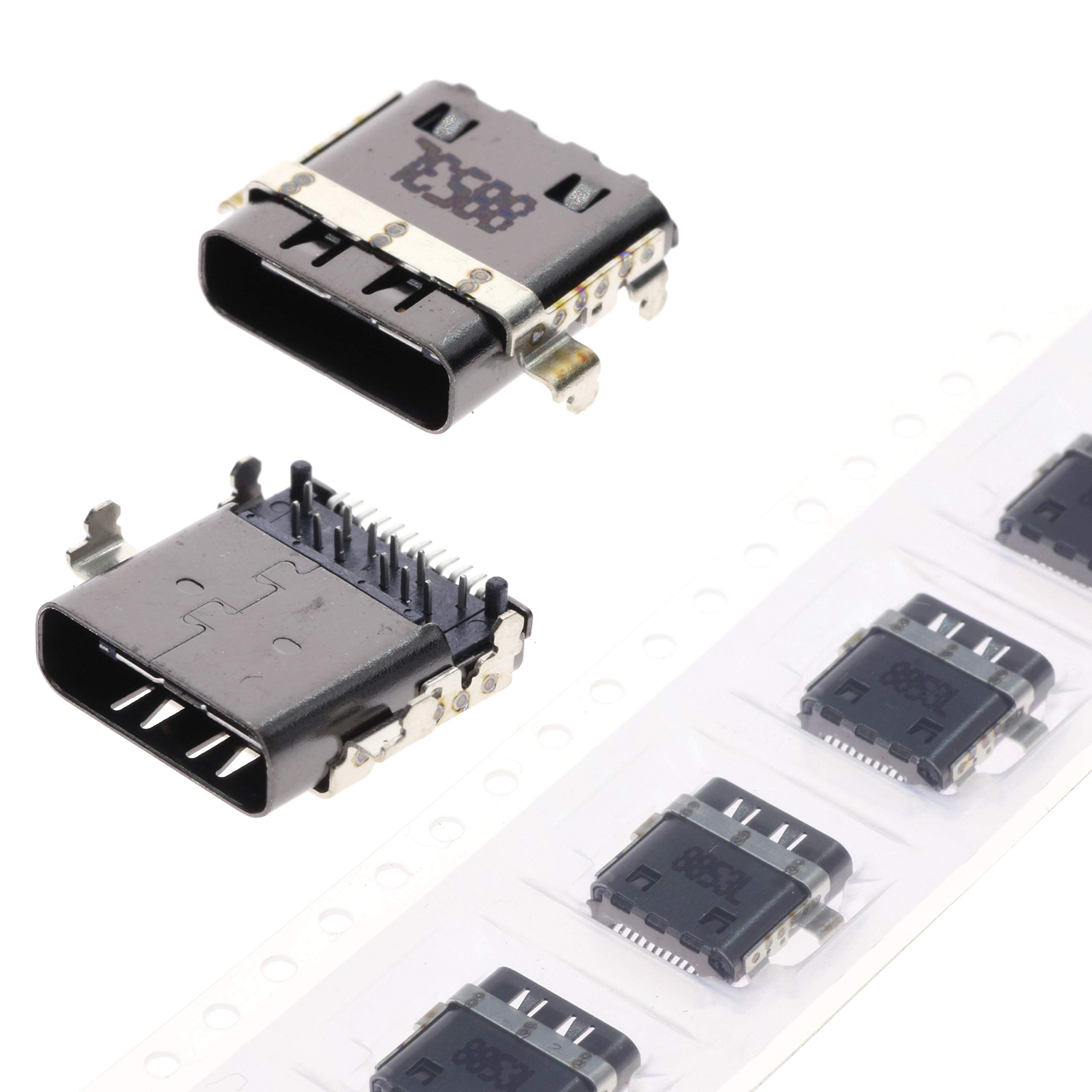 Original USB Type-C Charging Port Replacement for Dell XPS 12 9250/Latitude 7275/XPS 15 9575 (VC4TJ J2MK4 1JX77) - Laptop Charger Socket Repair Part for Home & Office Use