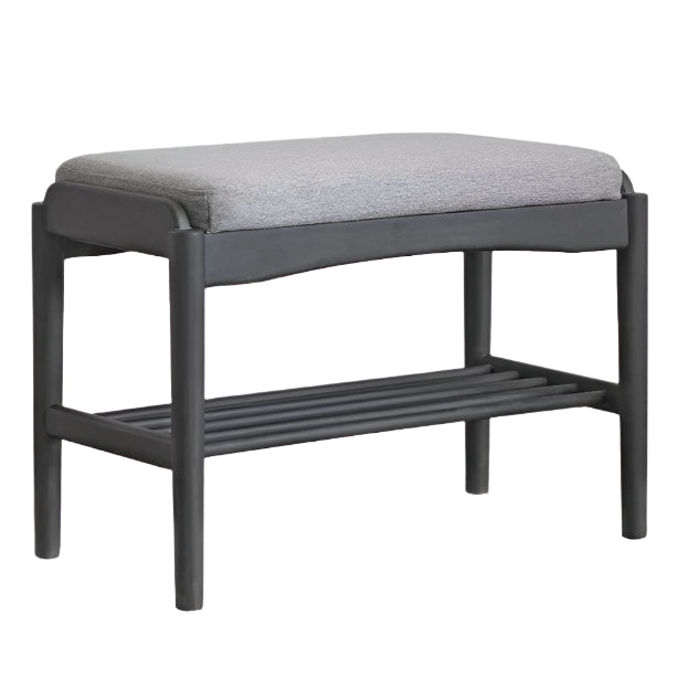 Solid Oak Wood Shoe Bench - Durable Entryway Shoe Storage & Seating for Home, Mudroom, or Bedroom - Perfect for Organizing Shoes & Putting On/Taking Off Footwear