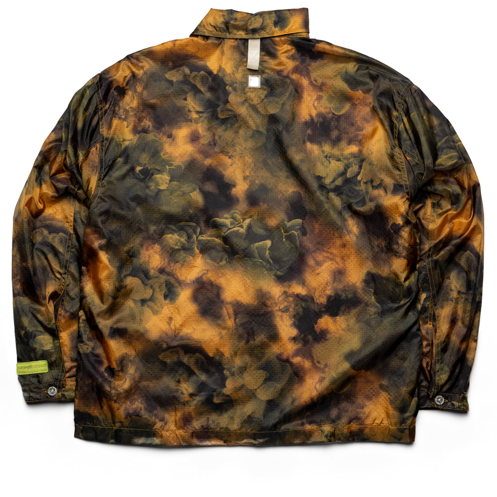 Advisory Board Crystals Tie-Dyed Ripstop Jacket in Gold - Stylish Water-Resistant Windbreaker for Outdoor Adventures & Streetwear Fashion