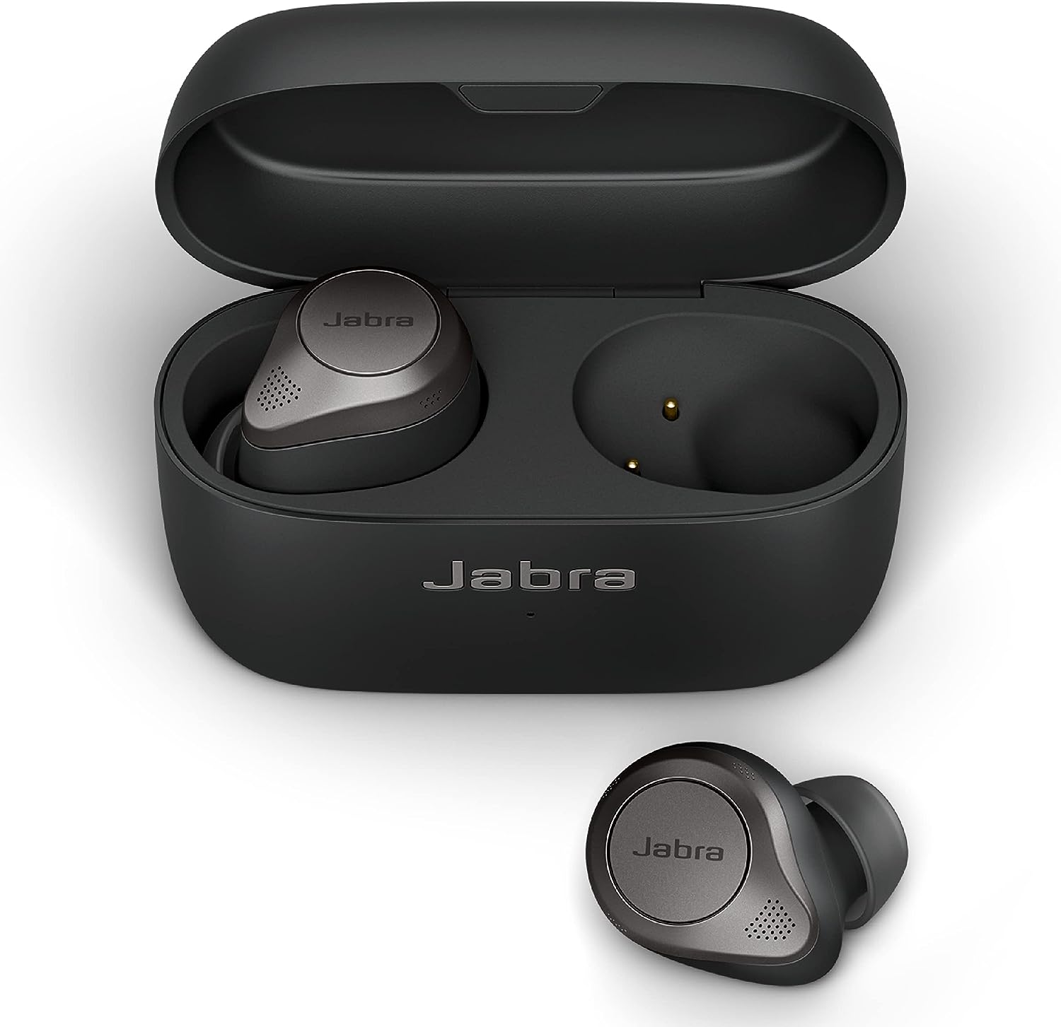 Jabra Elite 85t Wireless Bluetooth Earbuds with ANC Active Noise Cancellation - Premium Noise Isolating Earbuds for Workouts, Commuting & Travel | Crystal Clear Calls & 25H Battery Life