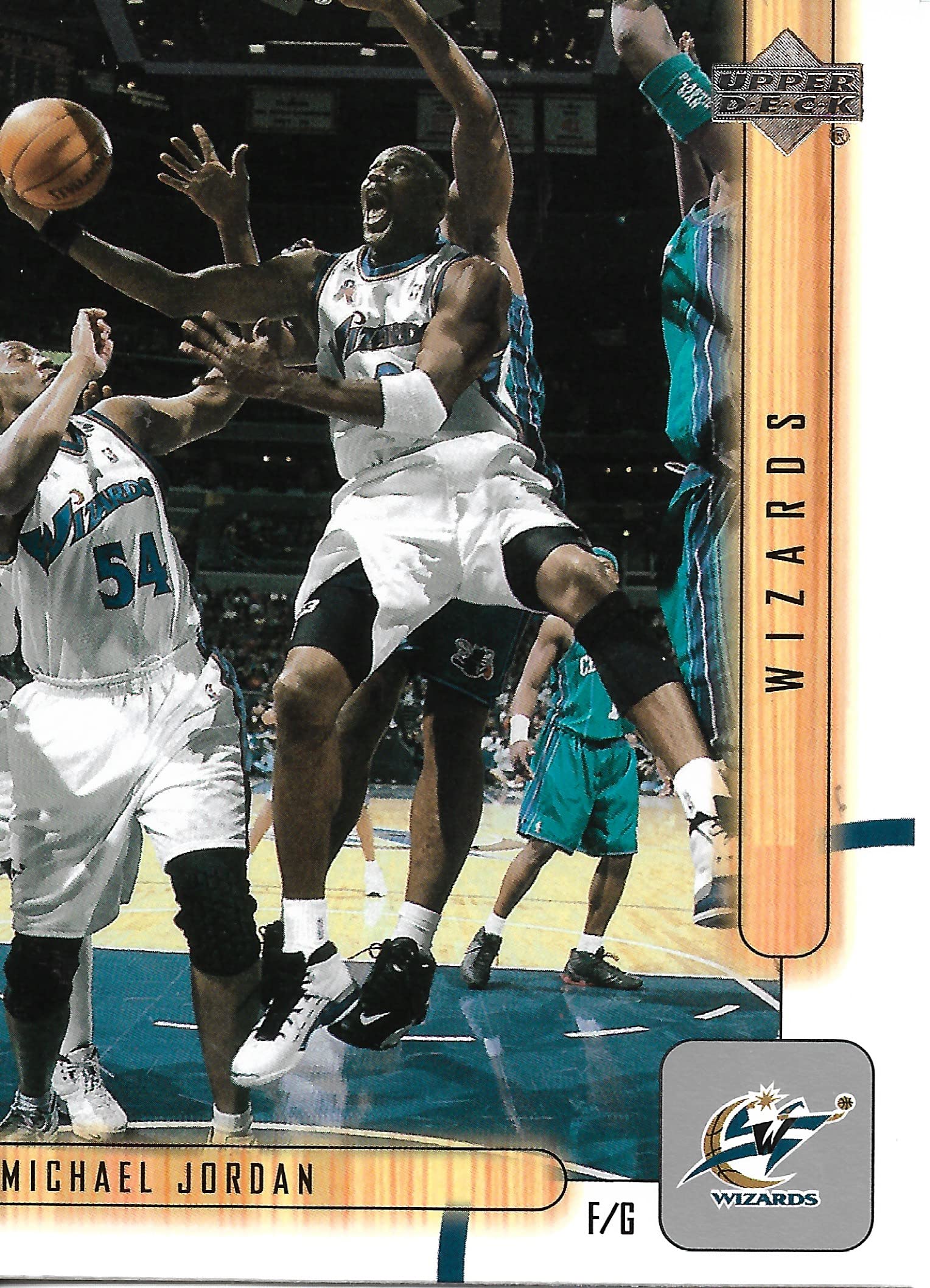 2001-02 Upper Deck Michael Jordan #403 Washington Wizards Basketball Trading Card - Collectible NBA Memorabilia for Fans & Sports Card Enthusiasts - Perfect for Display, Investment & Gifting