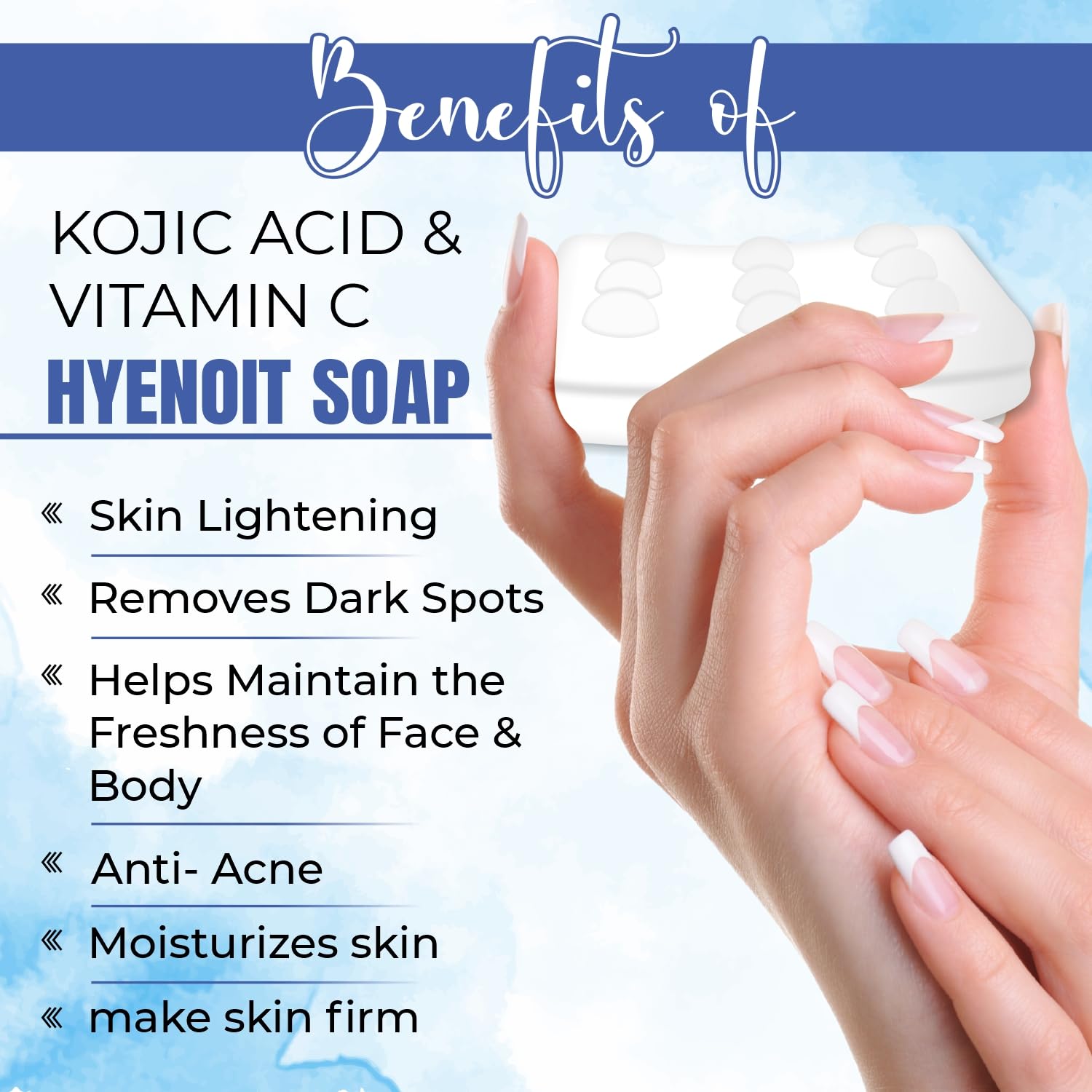 Segment Care Hyenoit Kojic Acid Soap - Brightening & Skin Lightening Bar for Dark Spots, Hyperpigmentation & Acne Scars | Best for Face & Body Cleansing, Daily Skincare Routine
