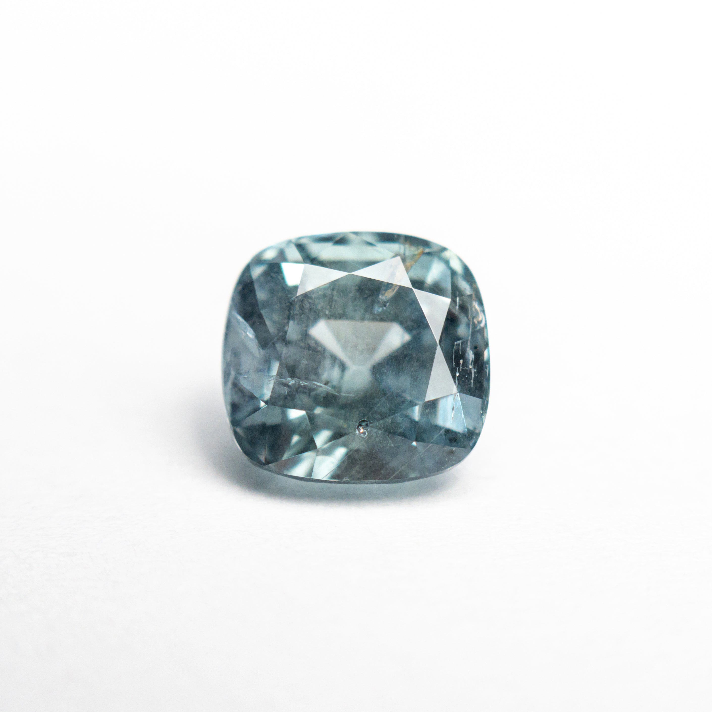 2.01ct Natural Blue Cushion Brilliant Cut Sapphire Gemstone (6.67x6.37x5.14mm) - Perfect for Engagement Rings & Fine Jewelry Making