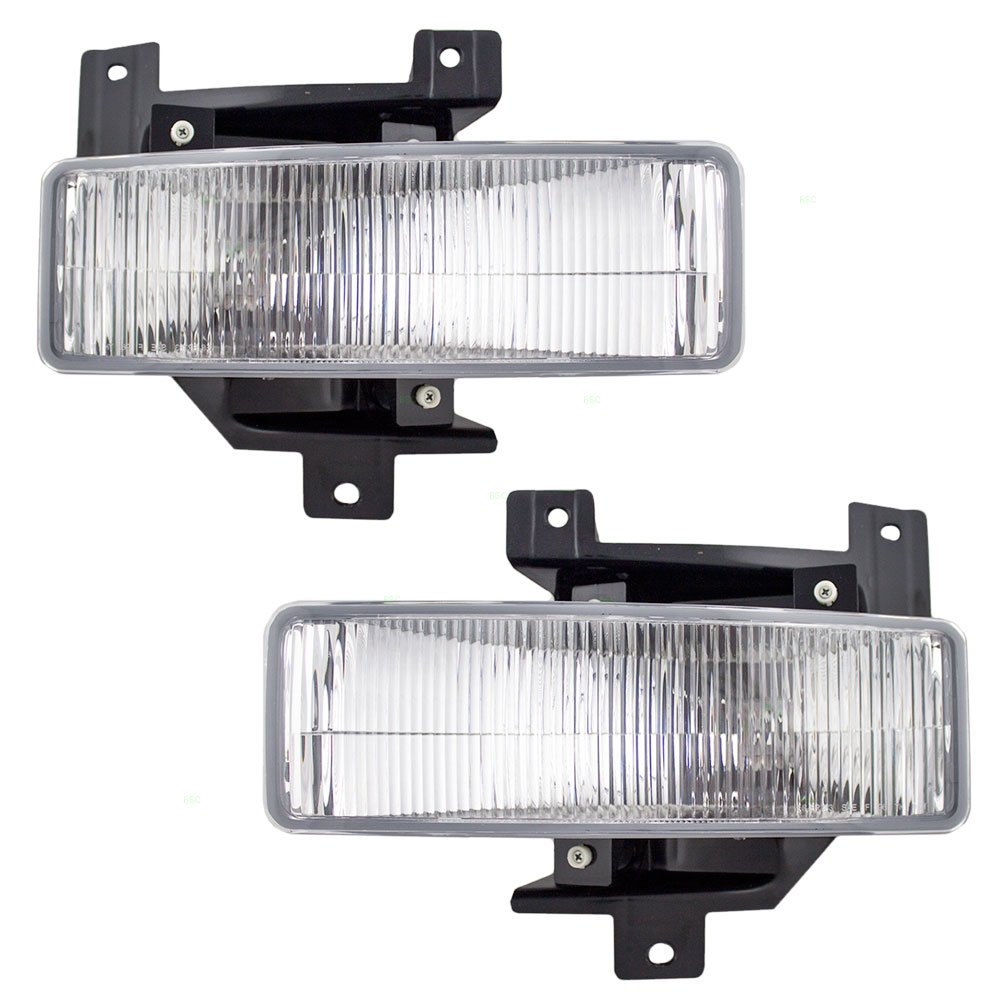 Brock Replacement Fog Lights for 1997-1998 Ford Pickup Truck & Expedition - Driver & Passenger Side Lamps (F75Z15A255BB & F75Z15A254BB) - Perfect for Night Driving & Off-Road Adventures