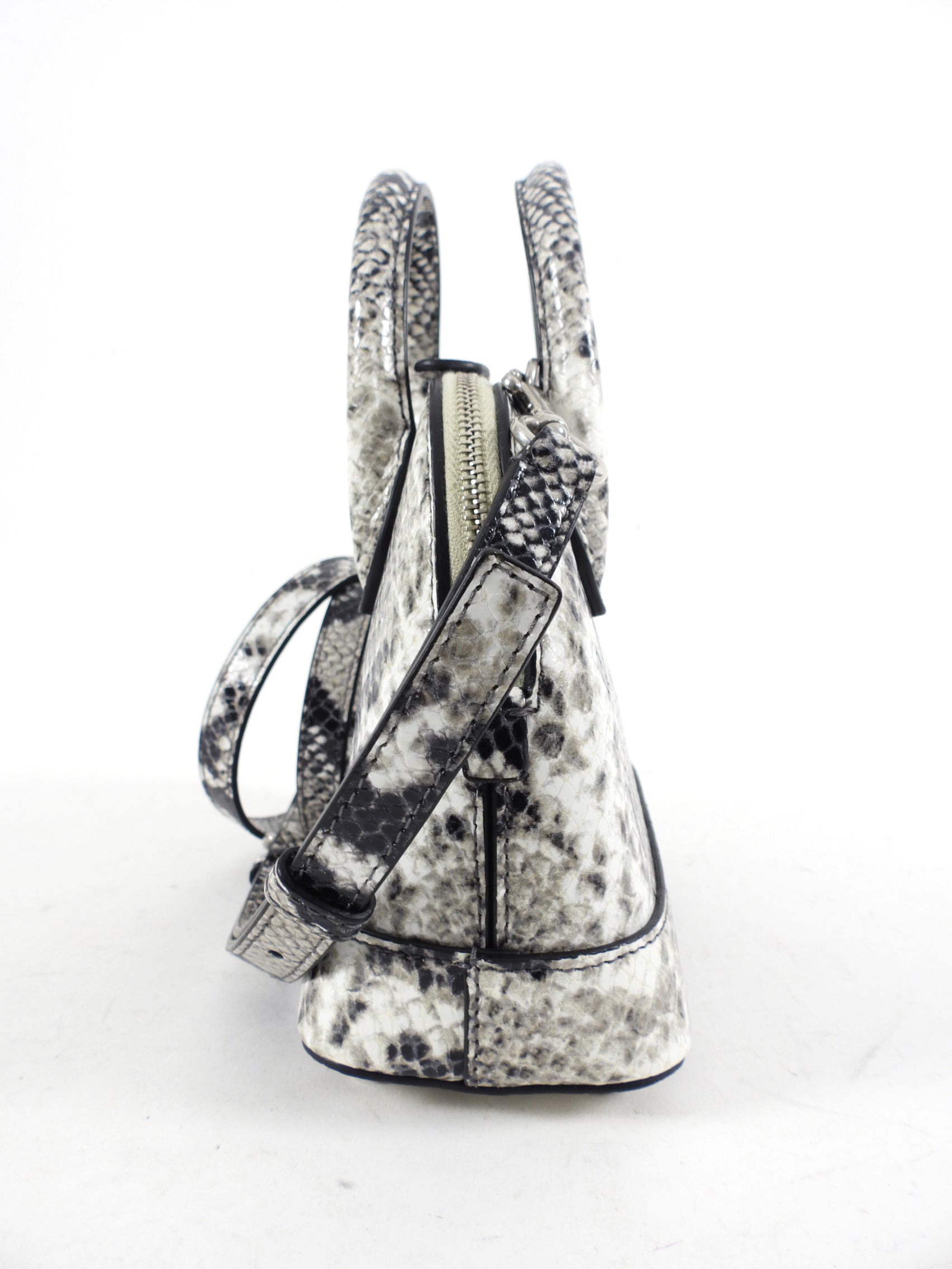 Balenciaga XXS Ville Python Printed Calfskin Mini Crossbody Bag for Women | Luxury Designer Handbag | Perfect for Evening Parties, Date Night & Travel Accessories