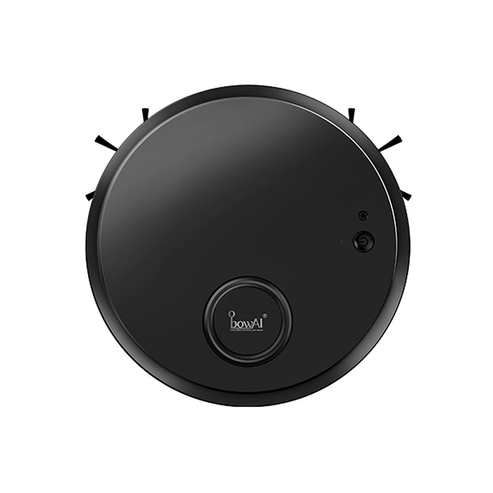 Smart Robot Vacuum Cleaner with Tangle-Free Suction - Slim, Self-Charging for Pet Hair, Hard Floors & Low Pile Carpets - Black | Ideal for Daily Cleaning & Smart Home Automation