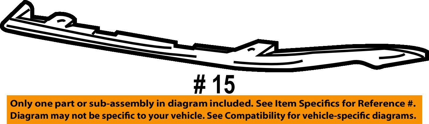 Genuine GM 20823993 Front Bumper Fascia Insert - Perfect for Chevy, GMC & Cadillac Replacement & Repair | Durable Auto Body Part for Trucks & SUVs