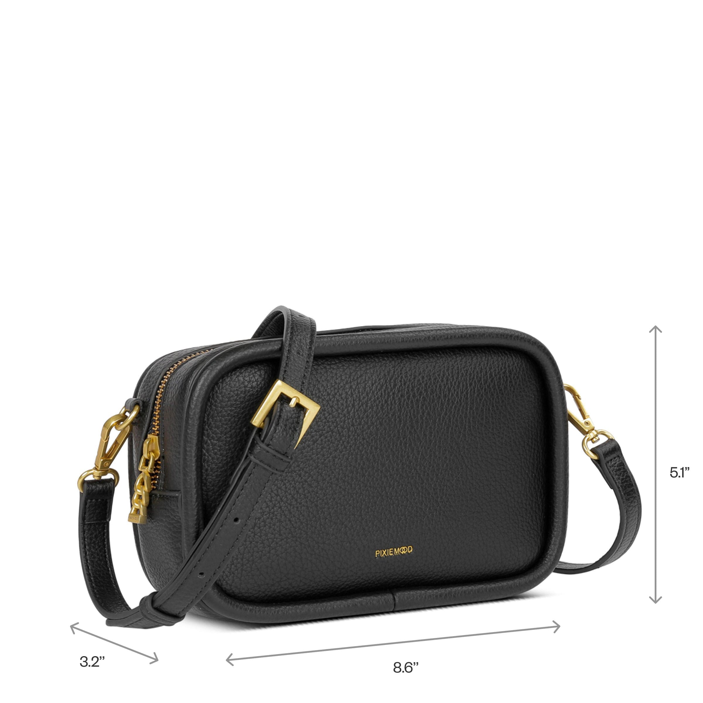 Erika Recycled Vegan Leather Crossbody Bag for Women | Eco-Friendly & Cruel-Free | Multiple Colors | Perfect for Work, Travel & Everyday Use