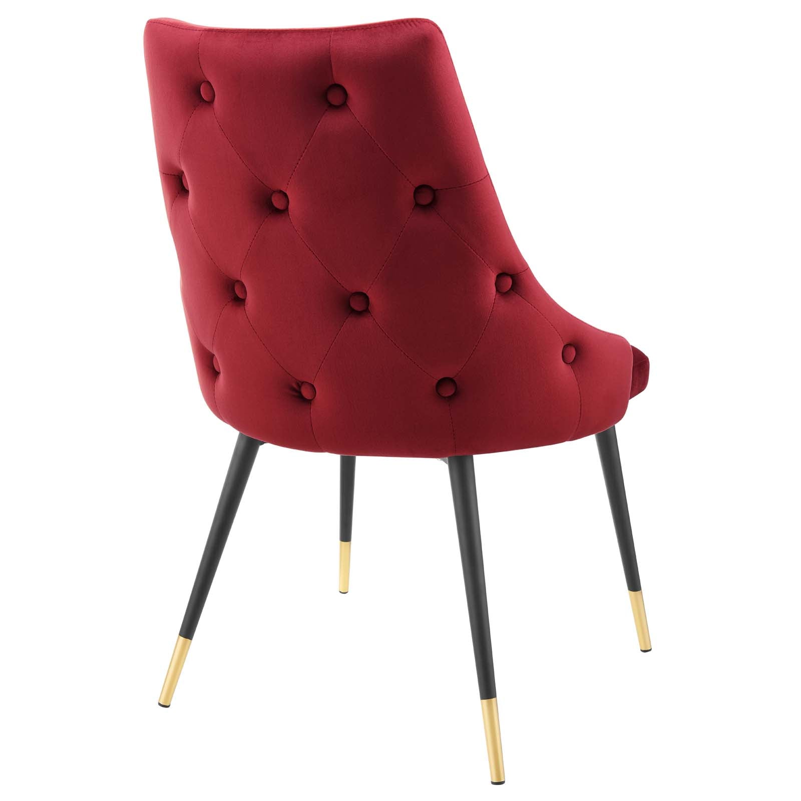 Luxury Adorn Dining Side Chairs - Set of 2 Velvet Upholstered Seats for Elegant Dining Room & Kitchen - Perfect for Home Decor, Dinner Parties & Entertaining Guests