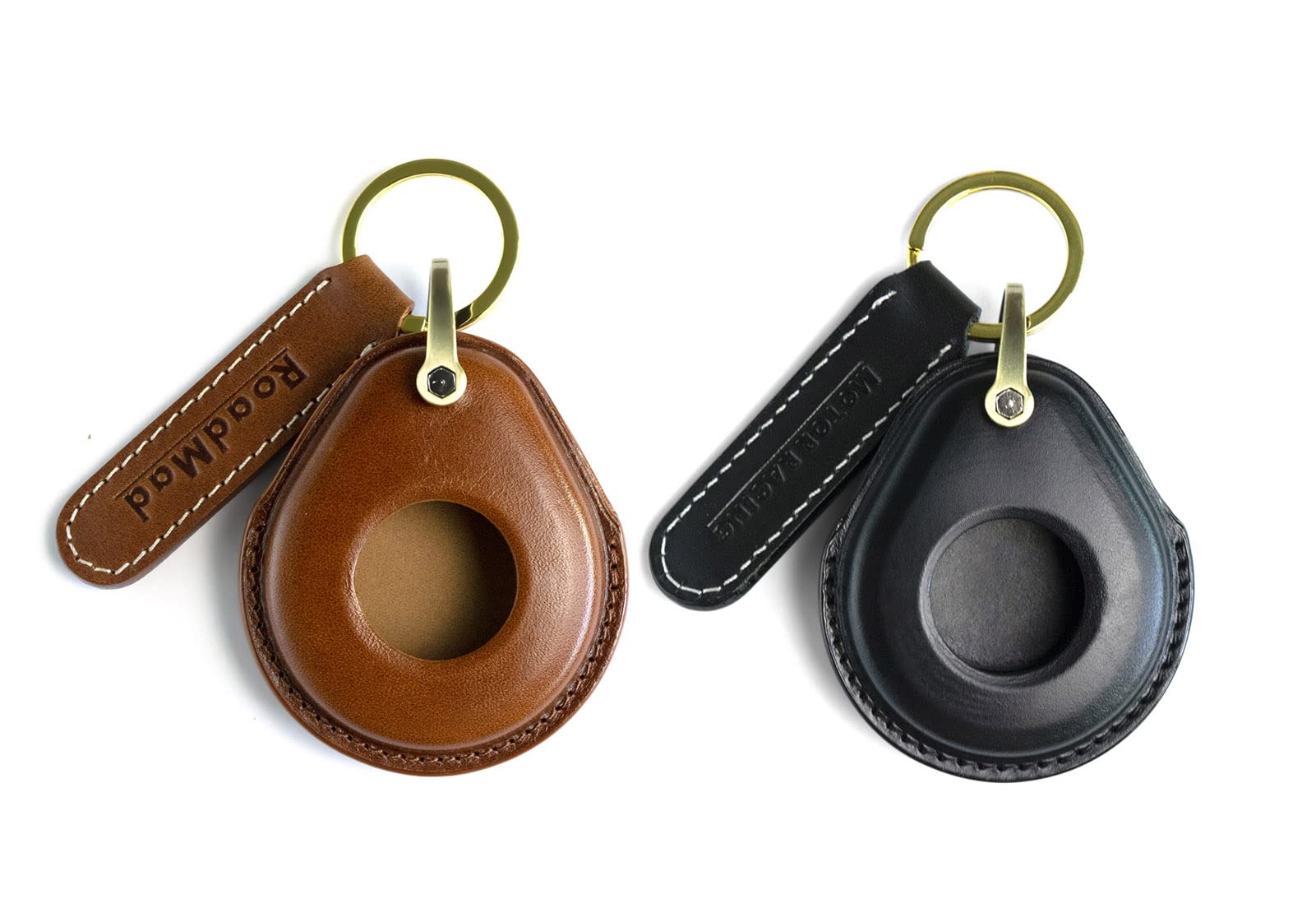 Leather Key Fob Cover for Harley Davidson Motorcycles - Street Glide, Sportster X48, Road Glide, Softail & Road King - Durable Bike Keychain Accessories for Men (Perfect Gift for Bikers & Riding Enthusiasts)