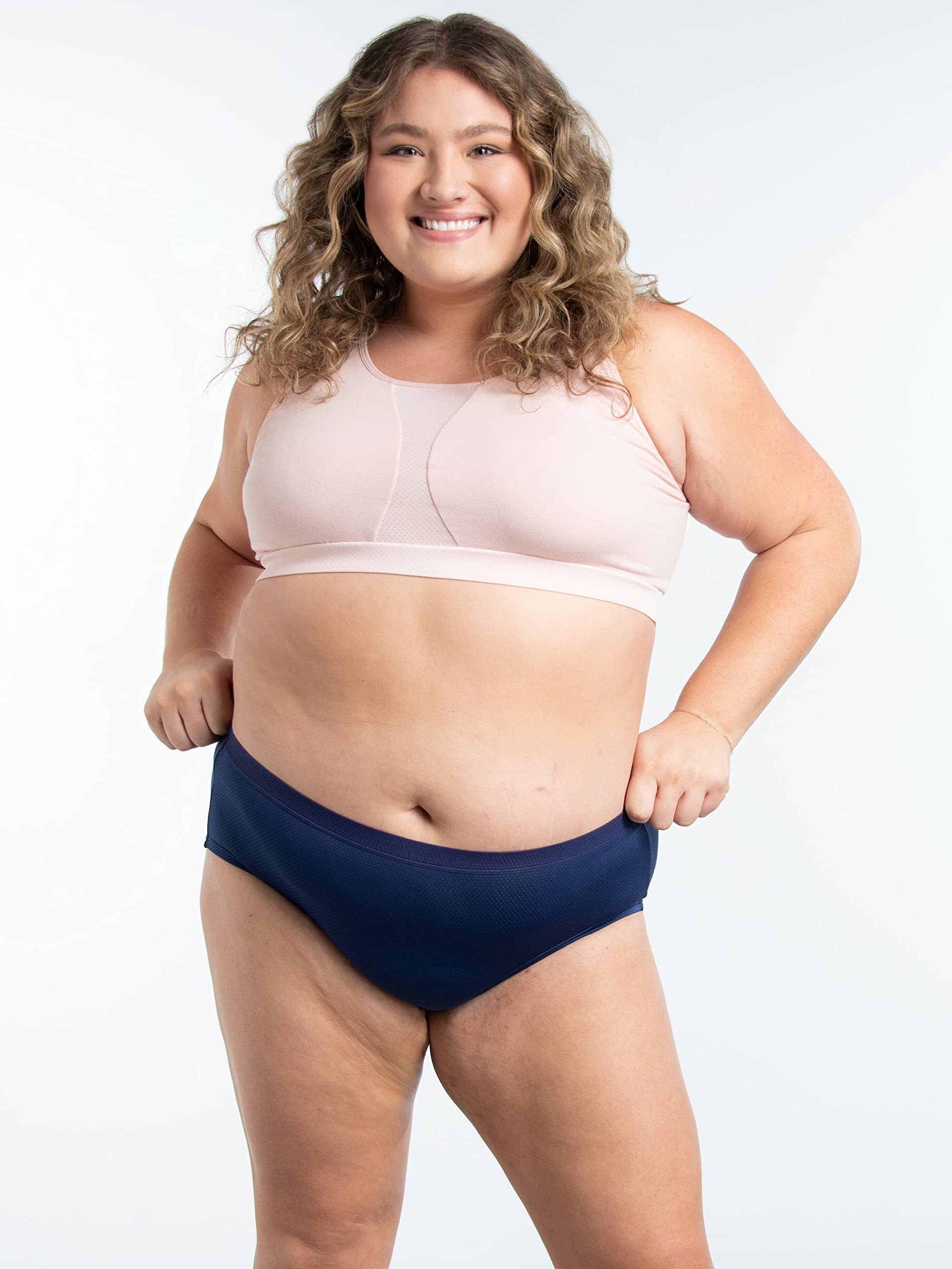 Fruit of the Loom Women's Breathable Cotton Underwear - 6 Pack Hipster Panties in Regular & Plus Sizes - Soft Micro Mesh for All-Day Comfort - Perfect for Workout, Yoga and Daily Wear