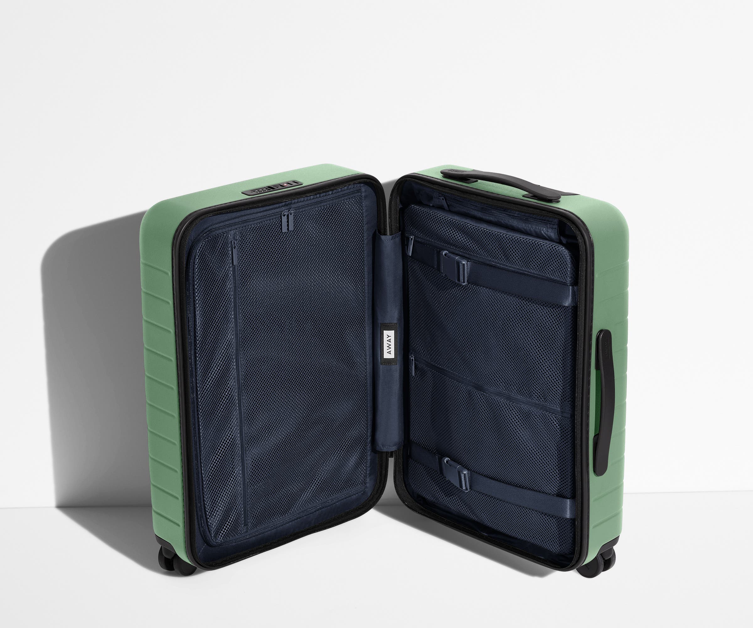Large Carry On Luggage in Sea Green - Perfect for Air Travel, Weekend Getaways & Business Trips