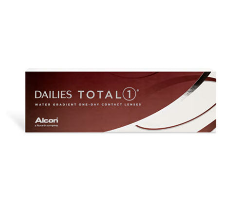 DAILIES TOTAL1 Daily Disposable Contact Lenses (30 Pack) - Ultra Comfortable for All-Day Wear, Perfect for Work, Travel & Active Lifestyles