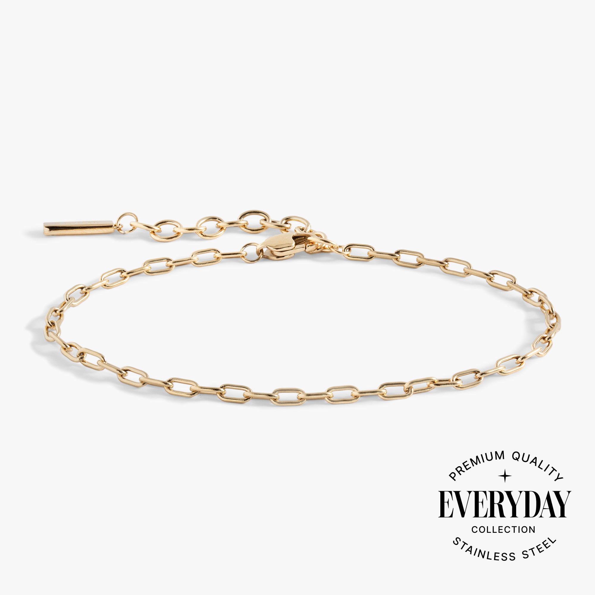 Stylish Everyday Paperclip Chain Bracelet for Women - Trendy Minimalist Jewelry for Casual Wear & Office Outfits