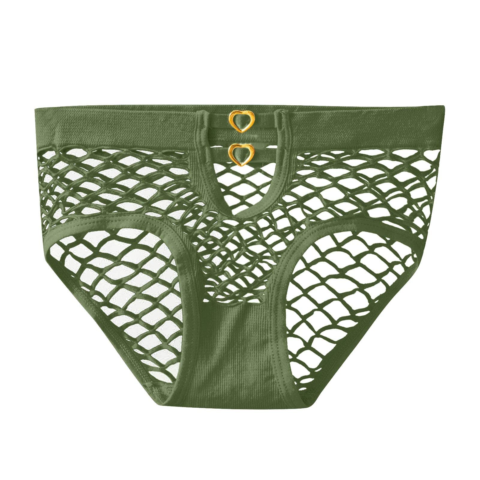 XINSHIDE Women's Sexy Sheer Fishnet Panties - Stretchy Hollow Out Lace Underwear for Lingerie & Intimate Wear | Perfect for Valentine's Day, Boudoir Photography and Sensual Occasions