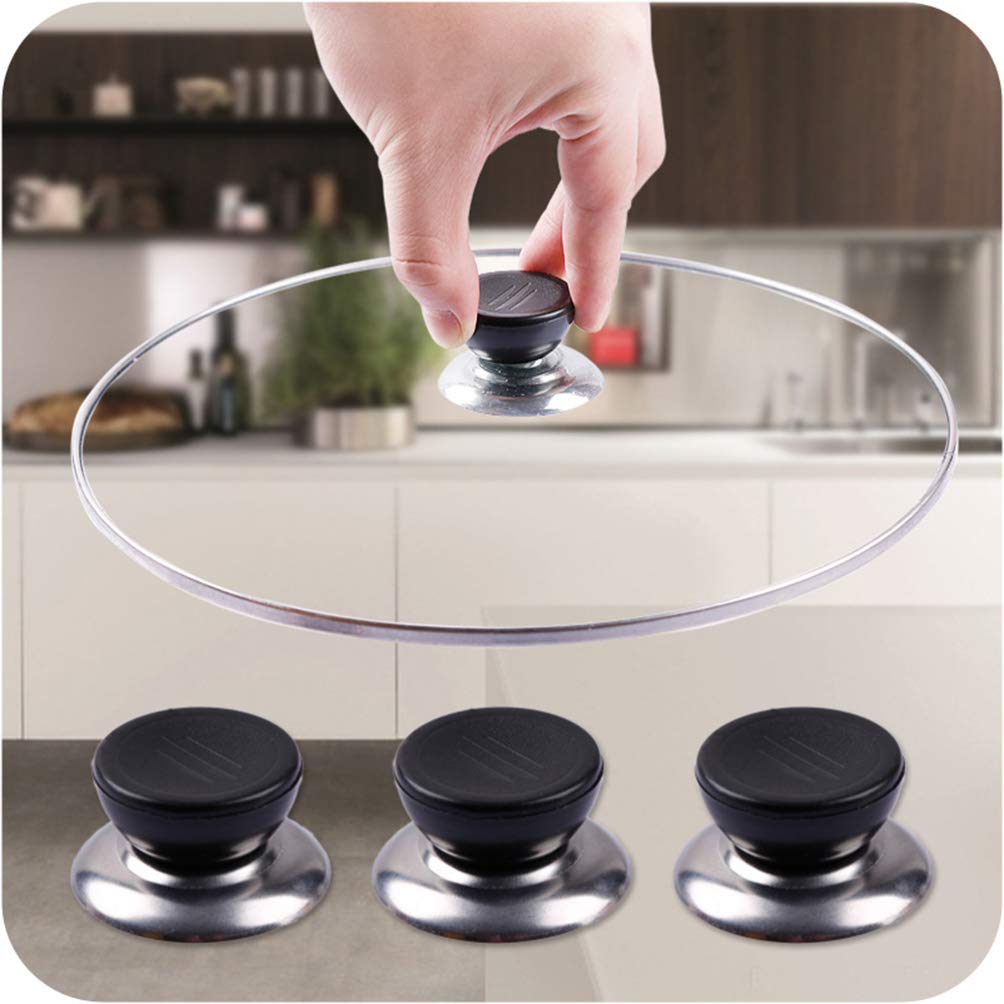 Hemoton 24-Piece Replacement Lid Knobs & Handles for Soup Pots - Durable Kitchen Cabinet Drawer Pulls for Easy Opening (Great for Cooking, Serving & Storage)
