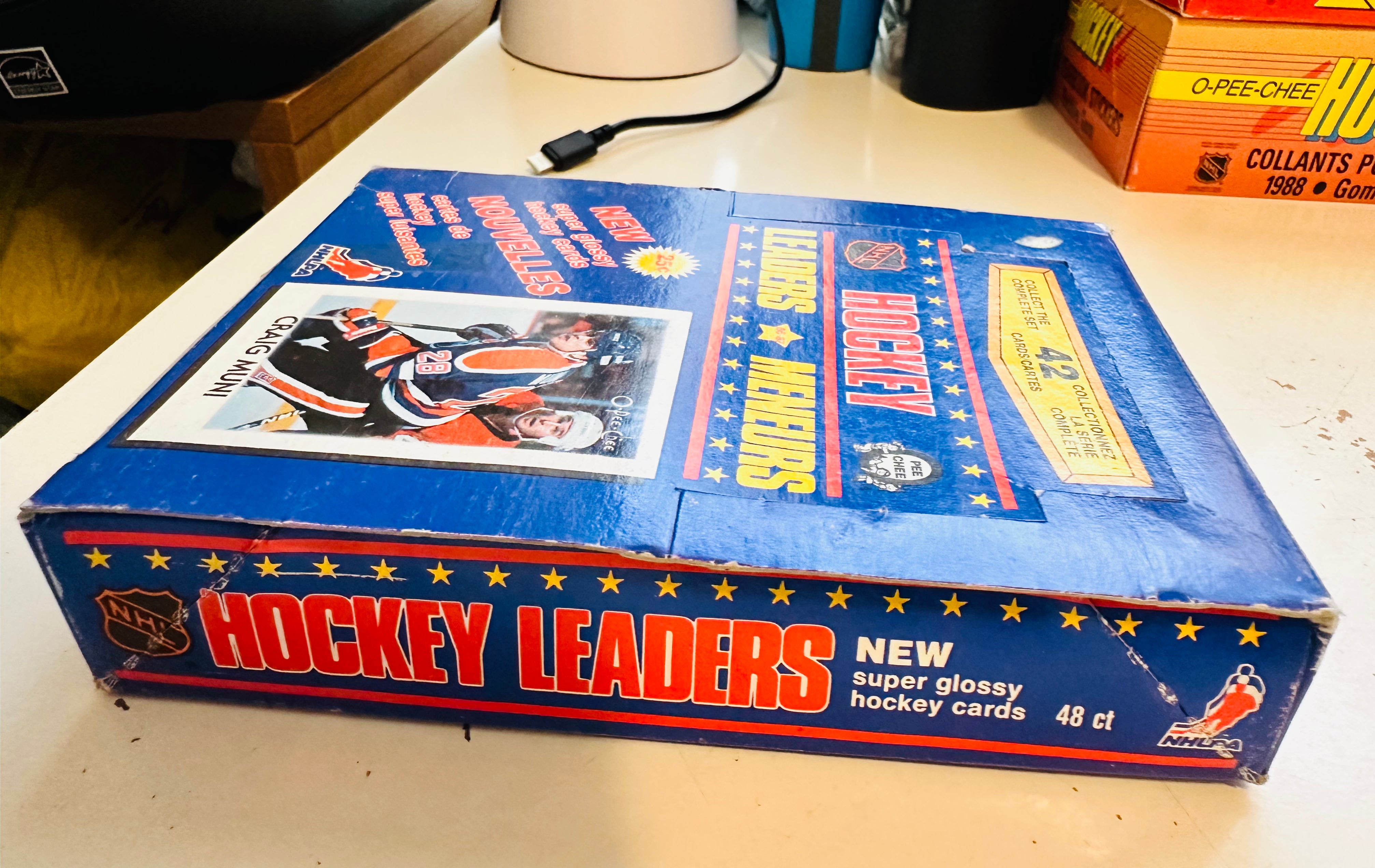1987 Hockey Leaders O-Pee-Chee Hockey Cards - 48 Packs Per Box | Vintage NHL Collectibles for Sports Memorabilia & Trading Card Enthusiasts