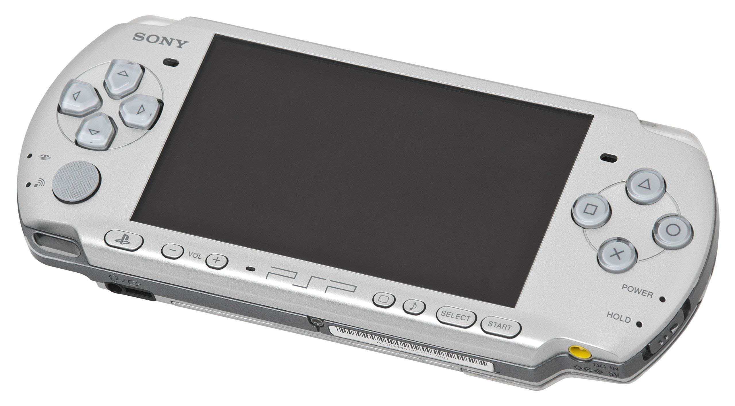 Refurbished PlayStation Portable 3000 (PSP 3000) Gaming Console - Mystic Silver Edition | Portable Gaming Device for Travel, Commuting & Home Entertainment