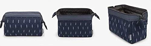 TREXEE Women's Travel Toiletry Bag - Waterproof Makeup Organizer & Cosmetic Case with Multiple Pockets, Perfect for Grooming Essentials on Vacation, Gym, or Daily Use (Blue)