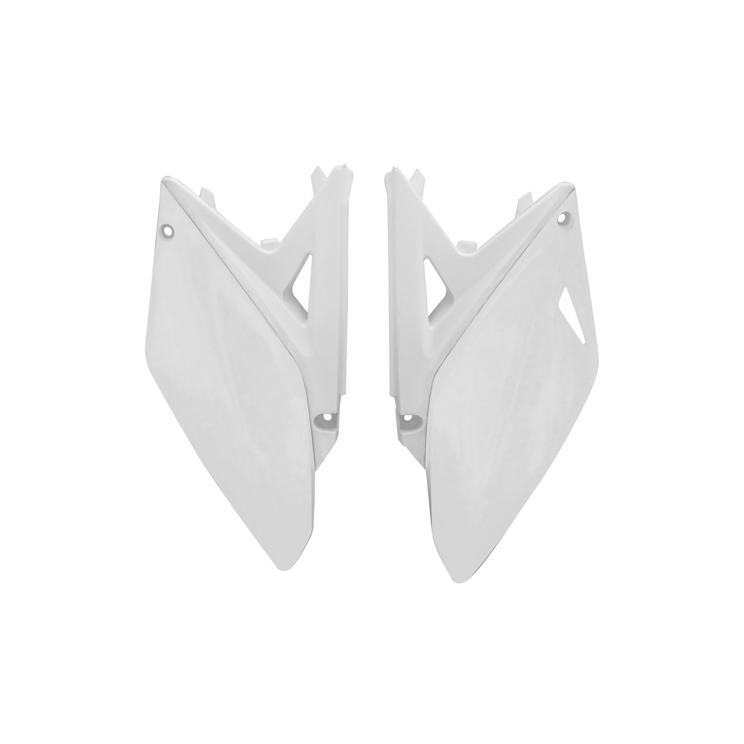 Rtech Side Panels for Yamaha RMZ250 2010-2018 - Durable White Replacement Plastic - Perfect for Motocross, Off-Road & Dirt Bike Racing