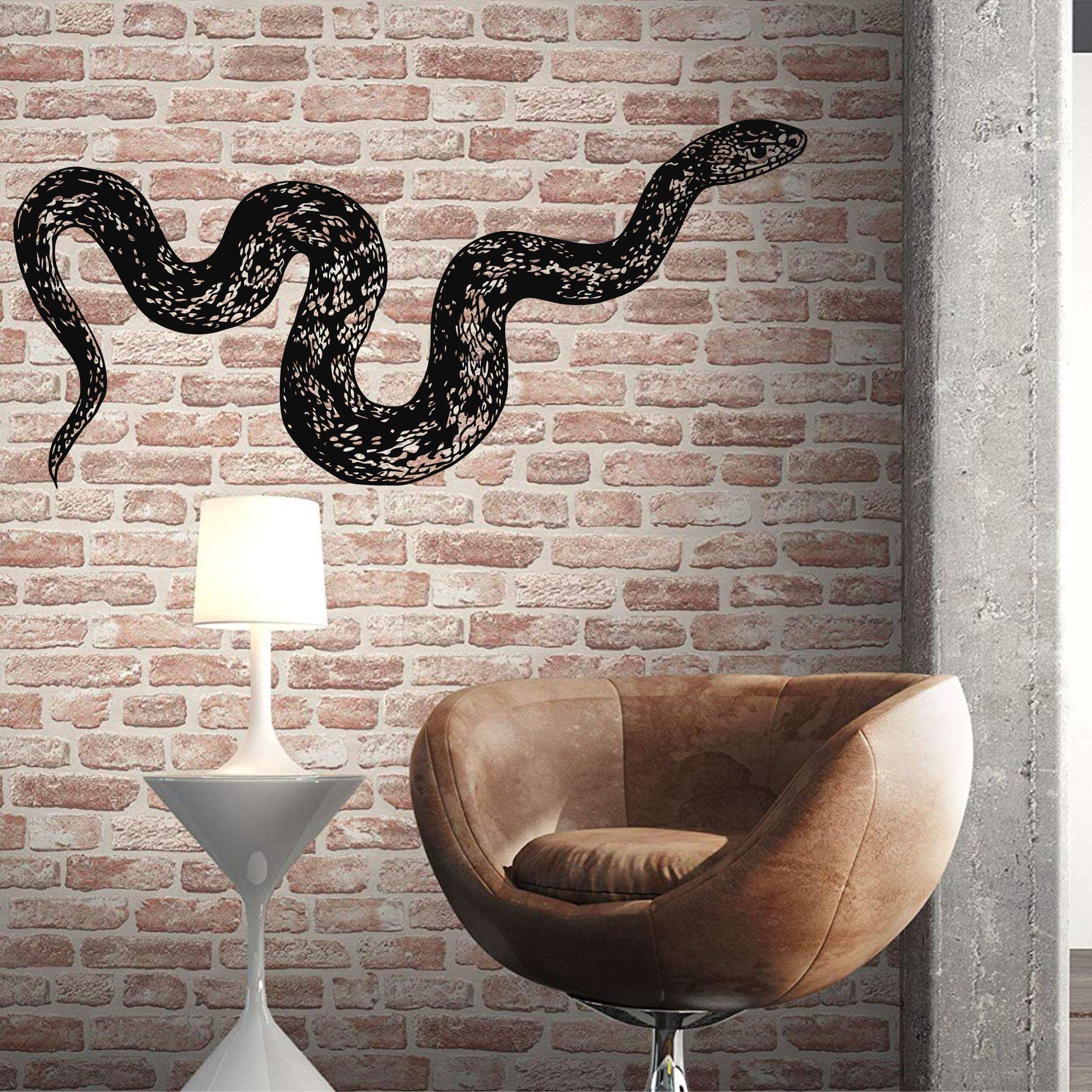 DEKADRON Metal Snake Wall Art Decor - 30