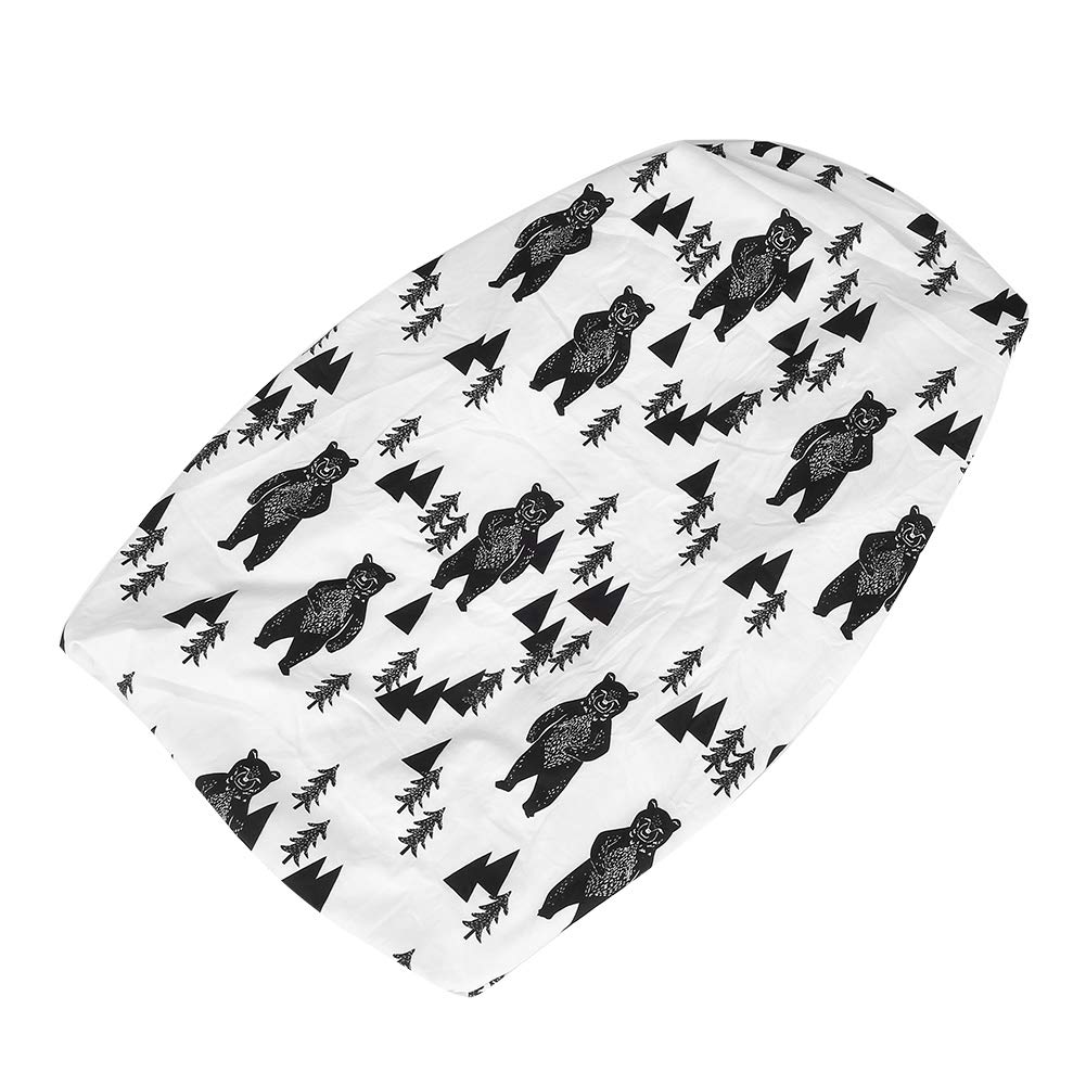 Waterproof Baby Diaper Changing Mat - Foldable Portable Changing Pad with Bear Design, Soft Training Crawling Mat for Infants & Toddlers - Perfect for Nursery, Travel & On-the-Go Diaper Changes