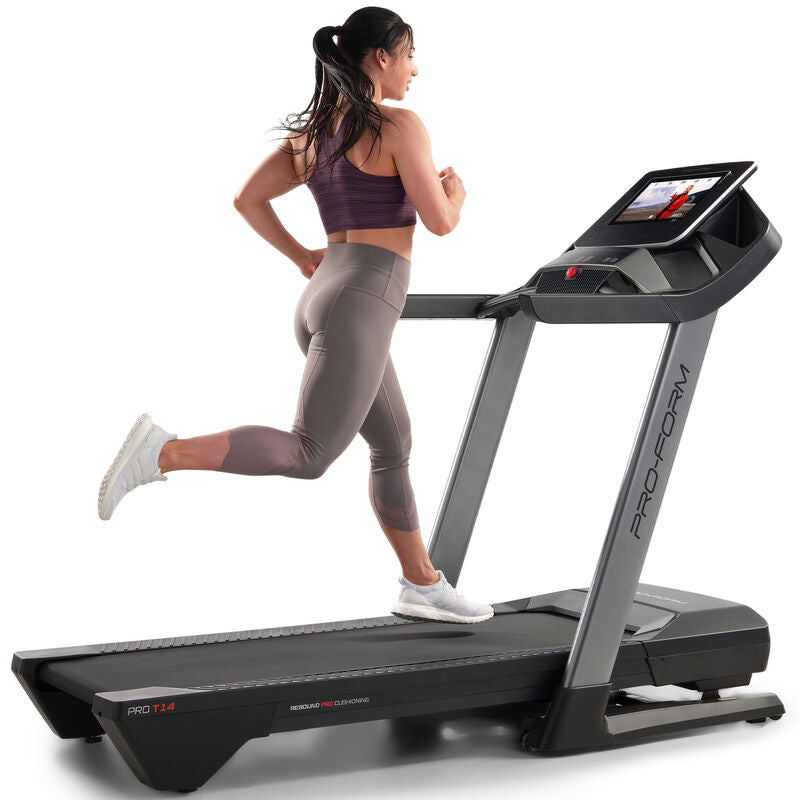 ProForm Pro T14 Treadmill - Foldable Home Gym Equipment for Running & Walking | Perfect for Small Spaces & Home Workouts
