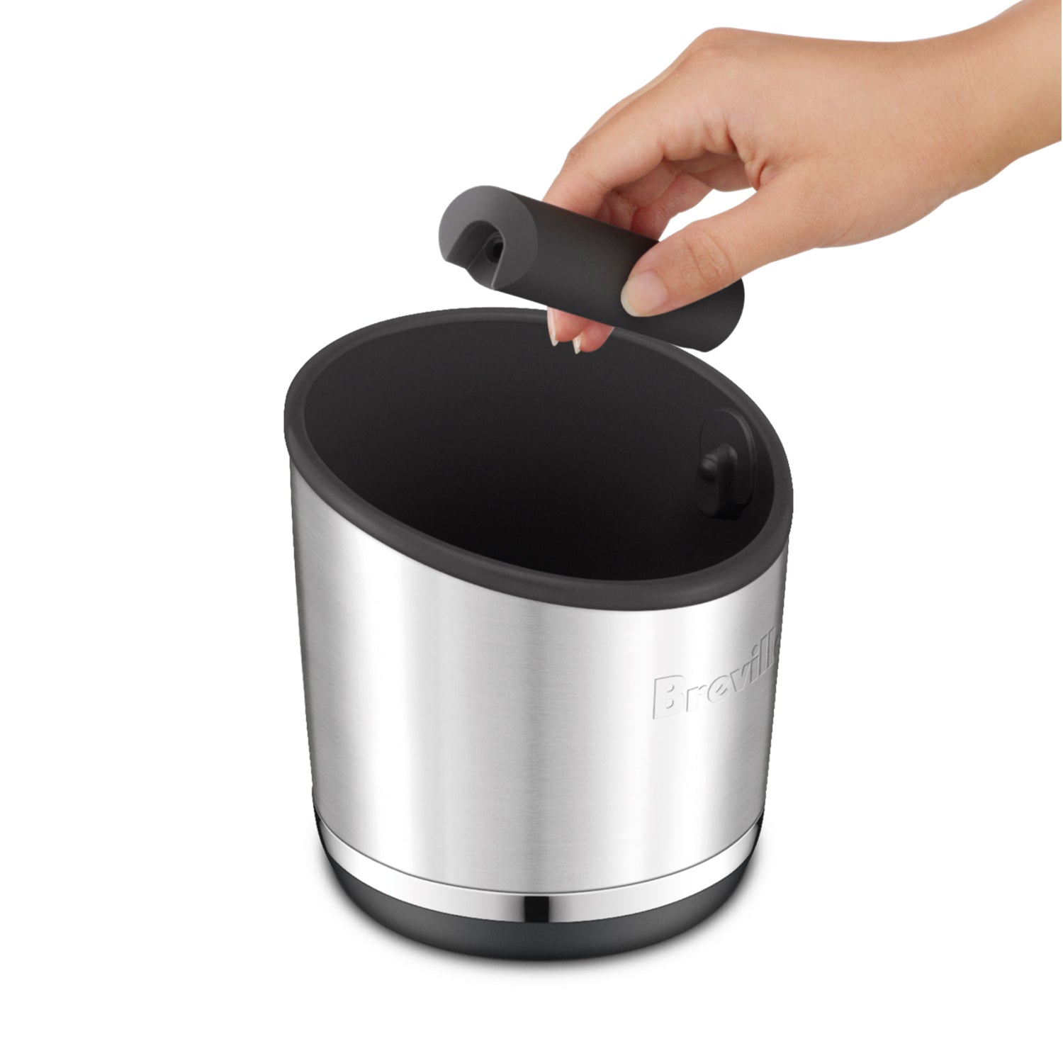 Breville Knock Box 20 - Premium Coffee Grounds Container for Espresso Machines | Perfect for Home Baristas & Coffee Shops | Compact & Durable Design for Easy Coffee Waste Disposal