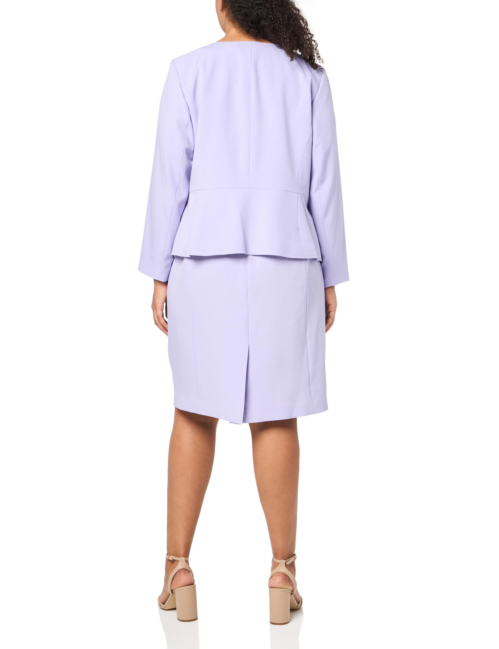 Plus Size Women's Jacket & Dress Suit - Stylish 2-in-1 Outfit for Work, Office & Special Occasions | 50040489-975