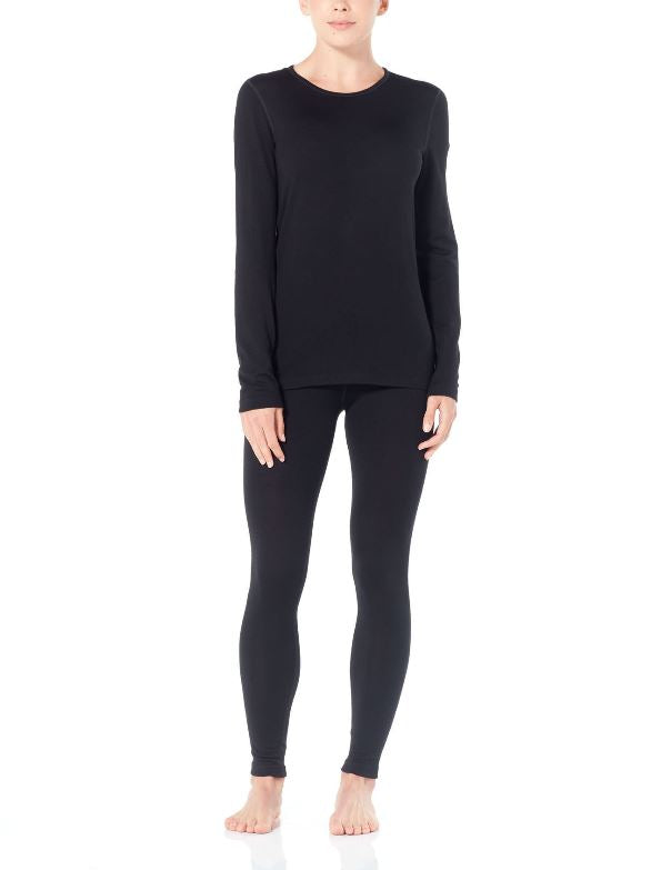 Icebreaker 260 Tech LS Crew Women's Long Sleeve Merino Wool Base Layer - Perfect for Hiking, Skiing & Outdoor Adventures