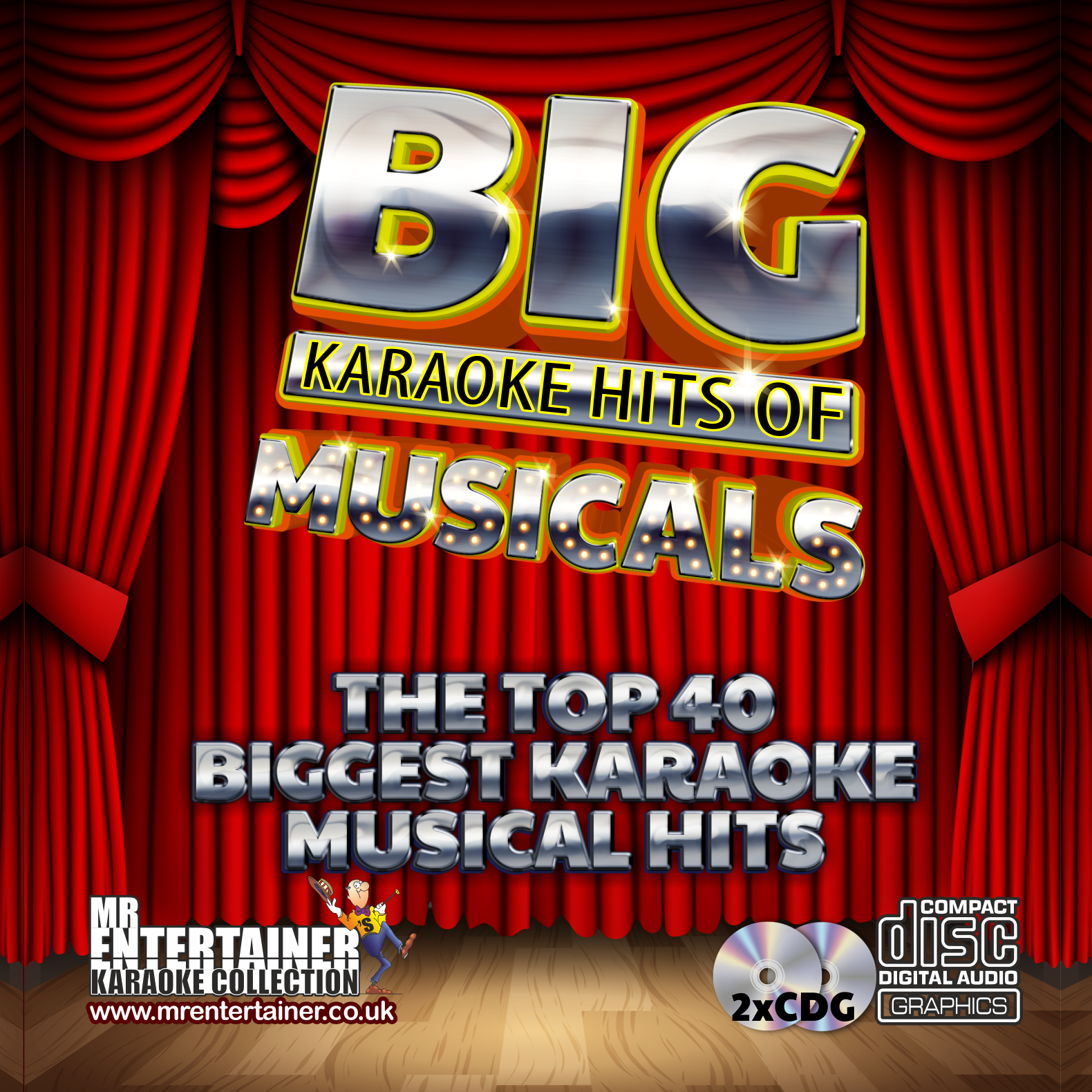 Mr Entertainer Big Karaoke Hits of Musicals - Best Broadway & Showtunes Karaoke Songs for Parties, Home Entertainment & Sing-Along Fun