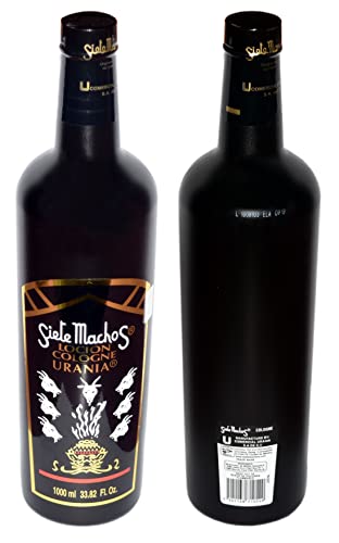 Authentic Siete Machos Cologne for Men - 3 Bottles (33.82 Fl Oz/1000ml Each) - Long-Lasting Fragrance for Daily Use, Special Occasions & Gifting